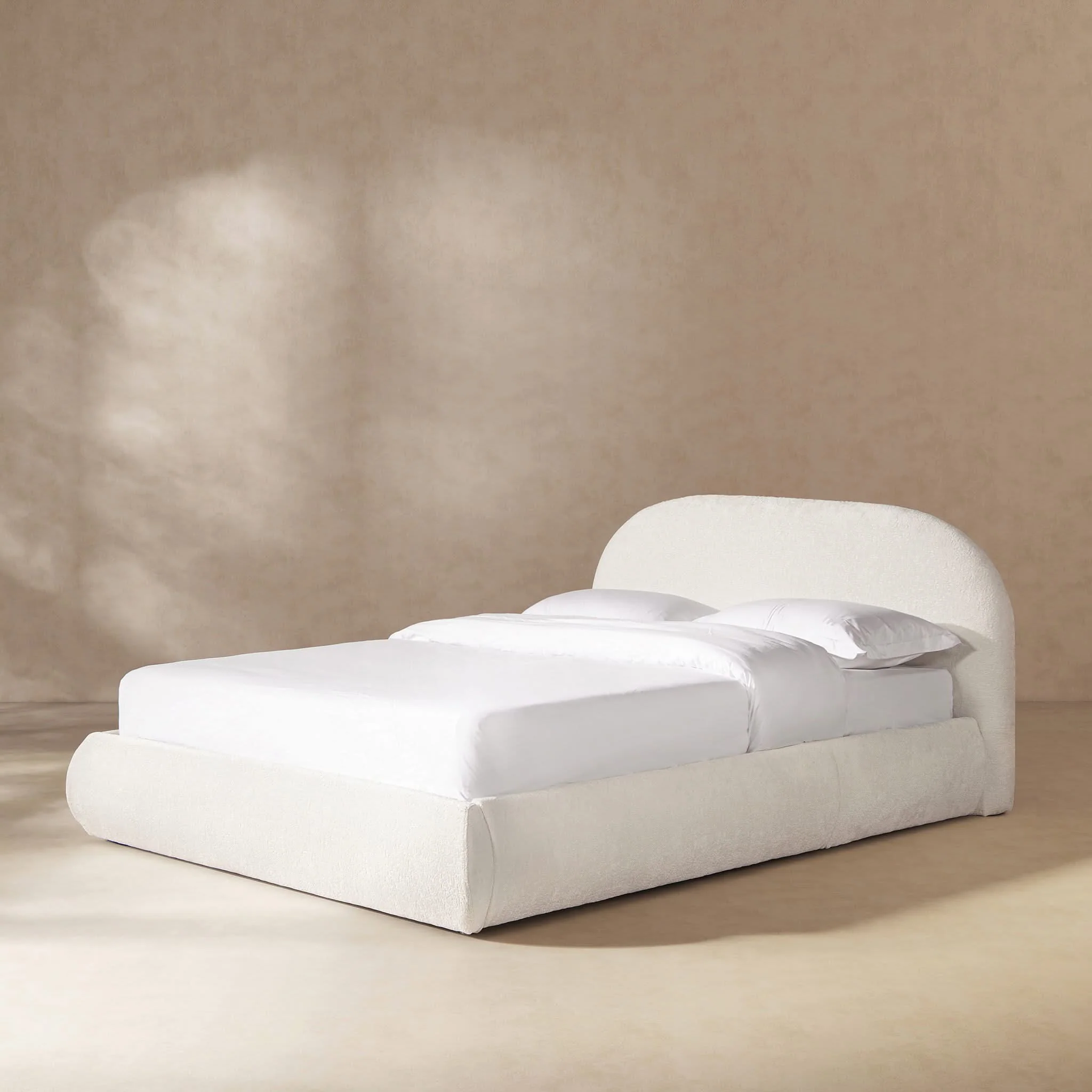 Archie Puffy Grounded - Upholstered Platform Bed - Image 8