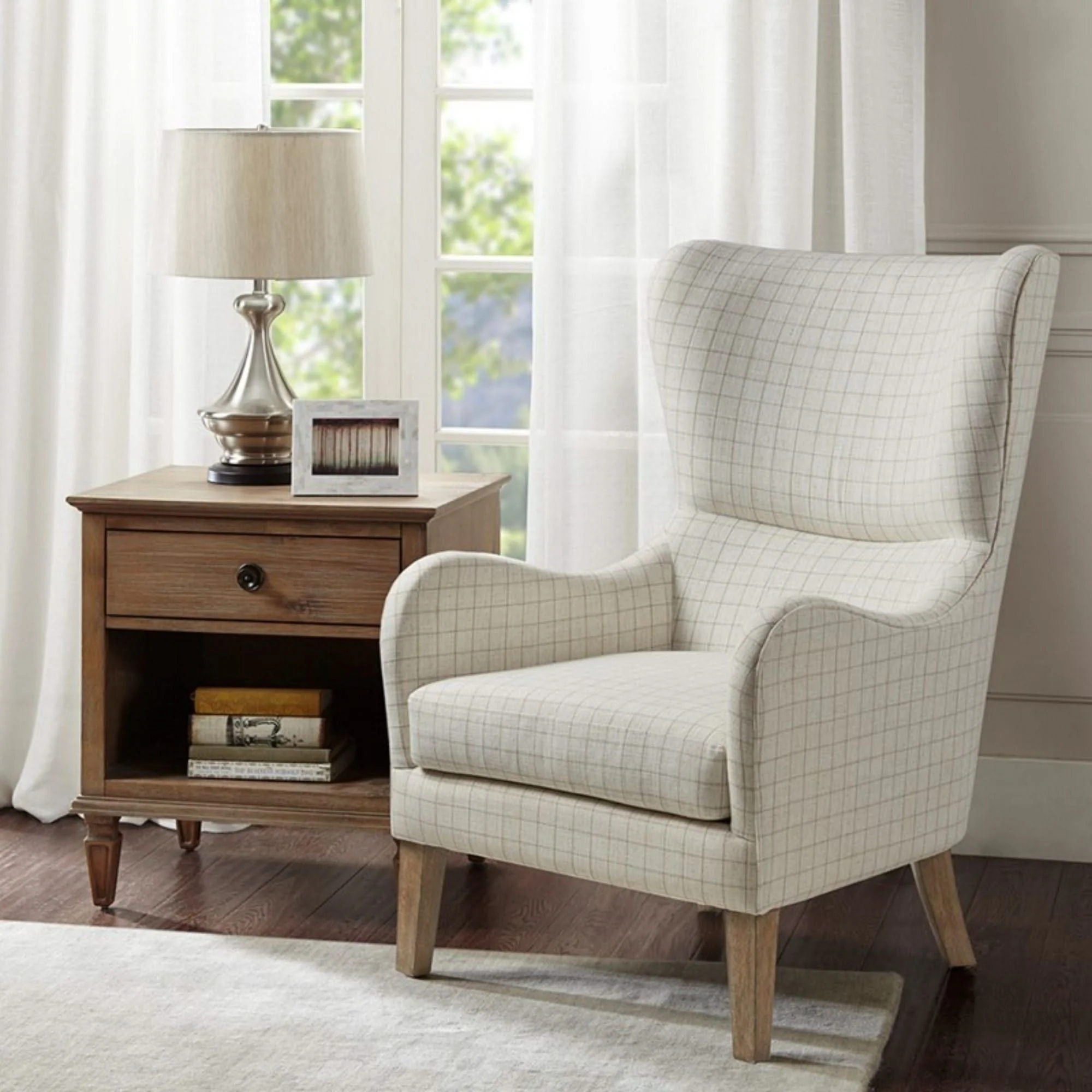 Arianna - Swoop Wing Chair - Image 6