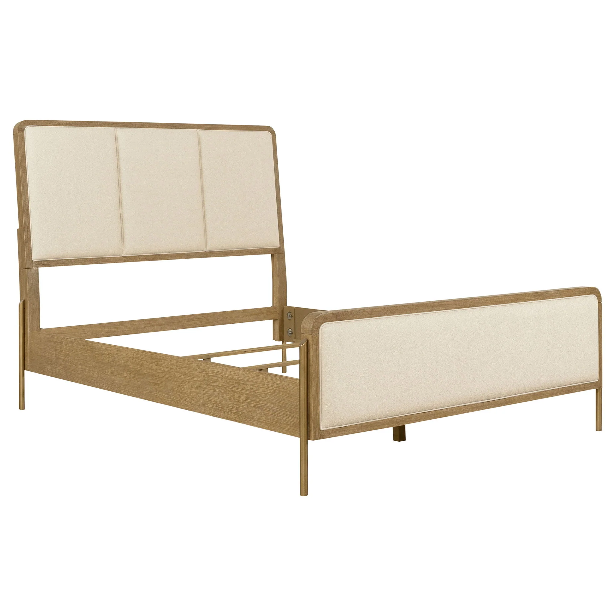 Arini 5-piece Eastern King Bedroom Set Cream and Sand Wash - Image 4