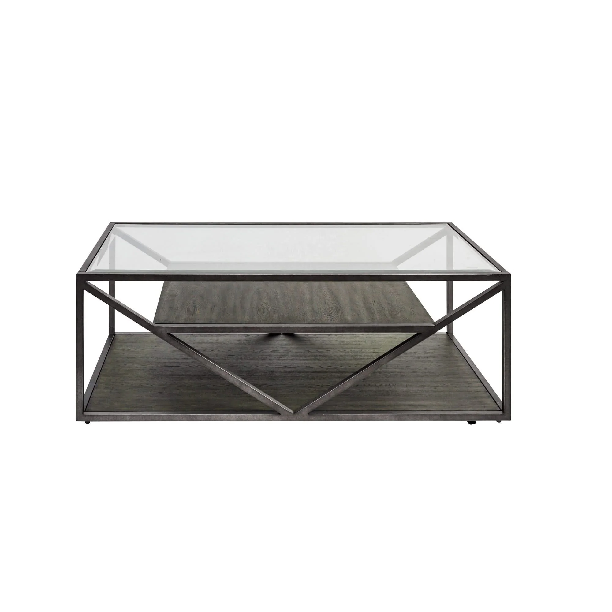 Arista - 3 Piece Table Set (1 Cocktail 2 End Tables) - Cobblestone Brown / Gray Dusty - Image 4