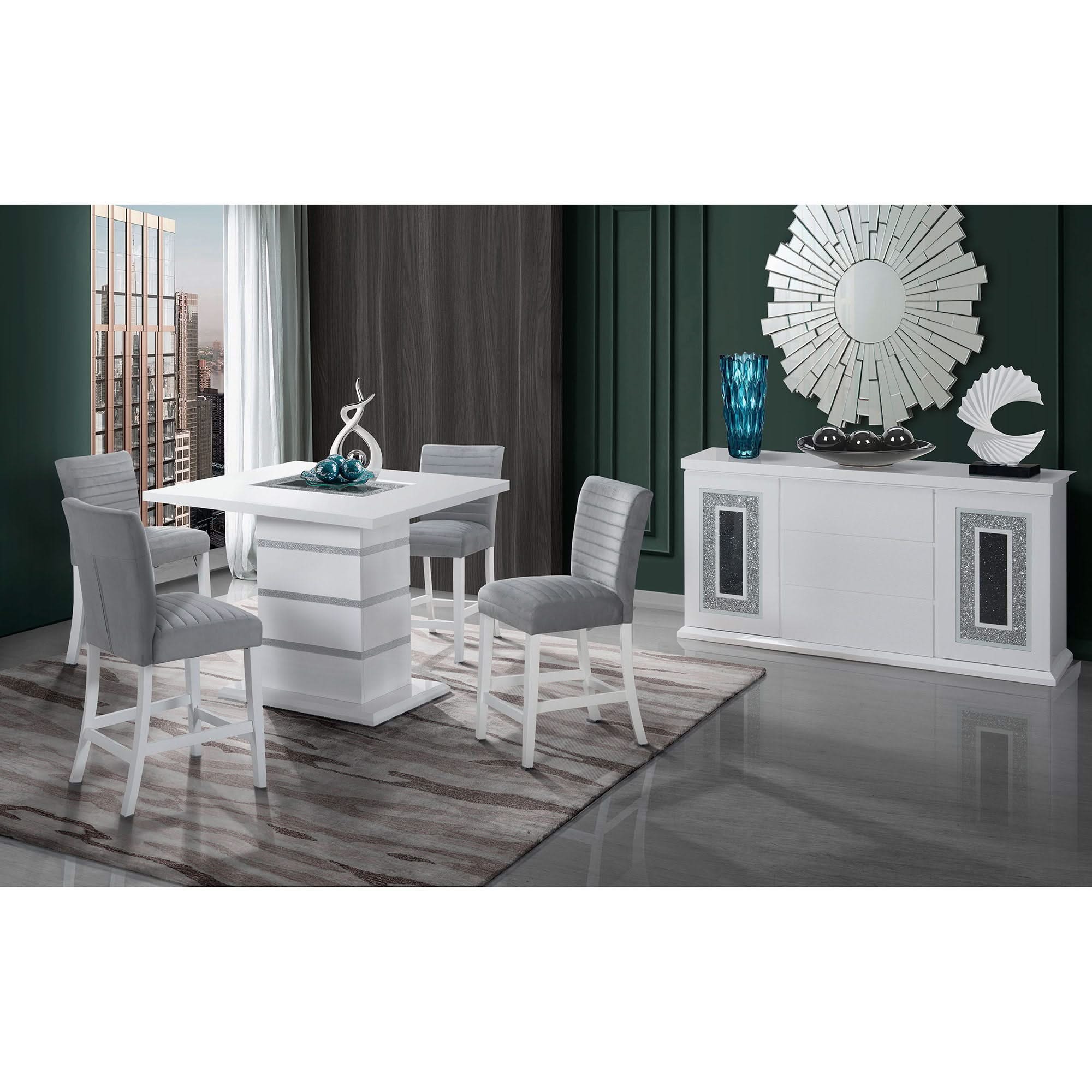 Ariya - 5 Pieces Bar Table And Bar Stool Set - Image 2