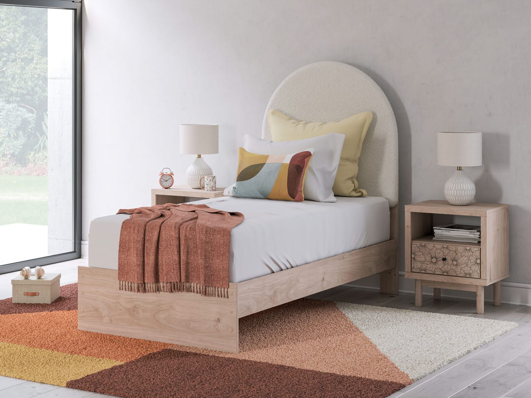 Arloster - Upholstered Panel Bed - Image 10