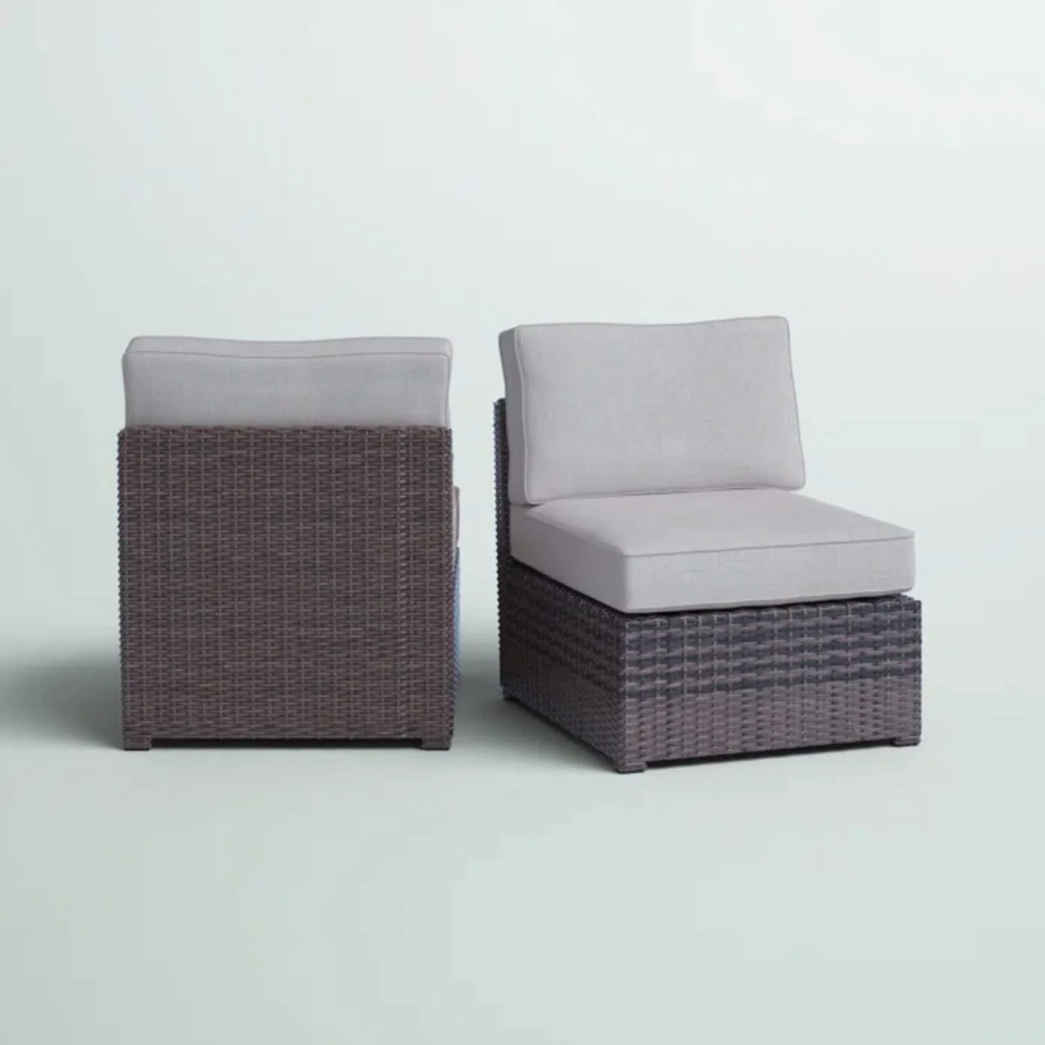 Armless Patio Chair With Cushions - Image 13
