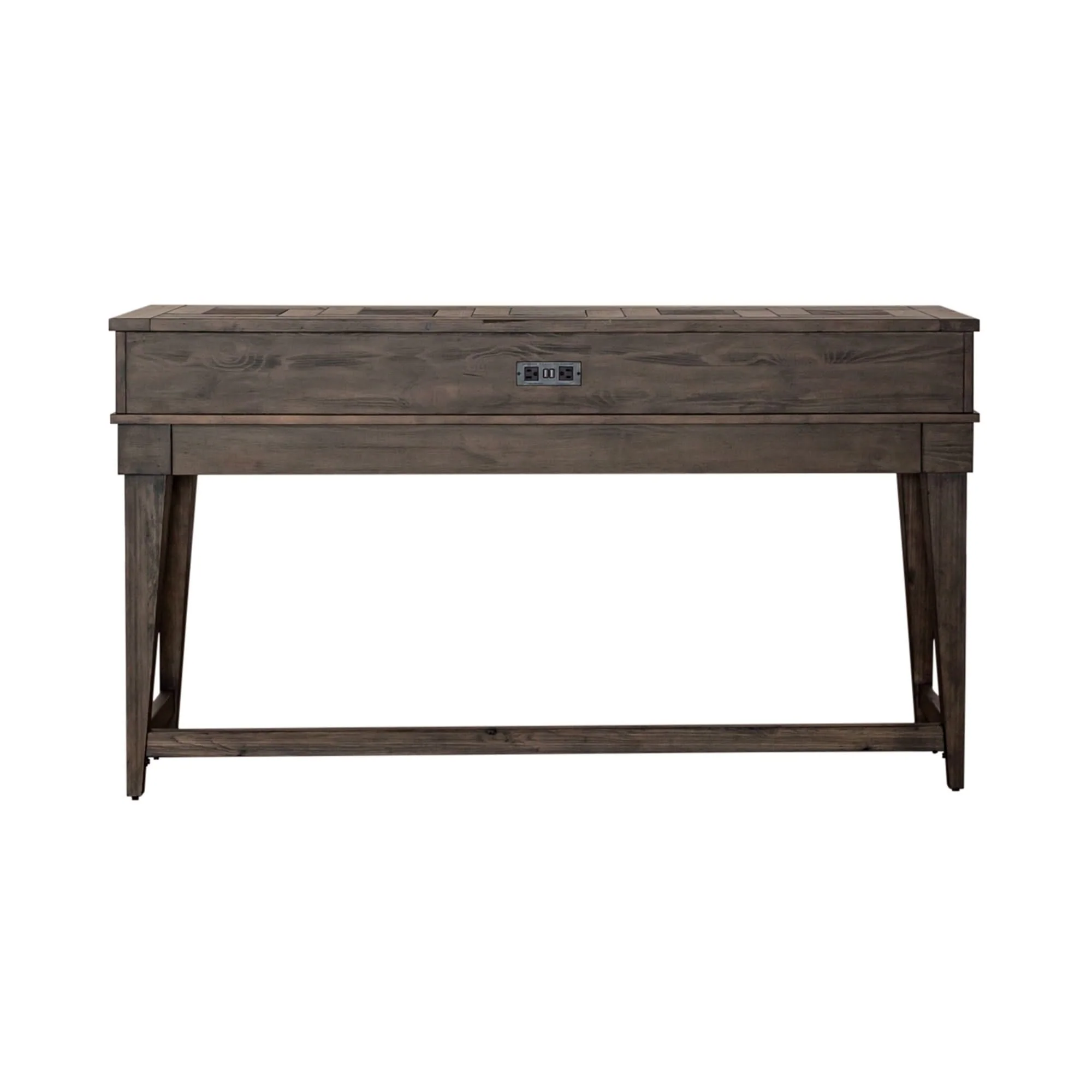 Arrowcreek - Console Bar Table - Weathered Stone - Image 2
