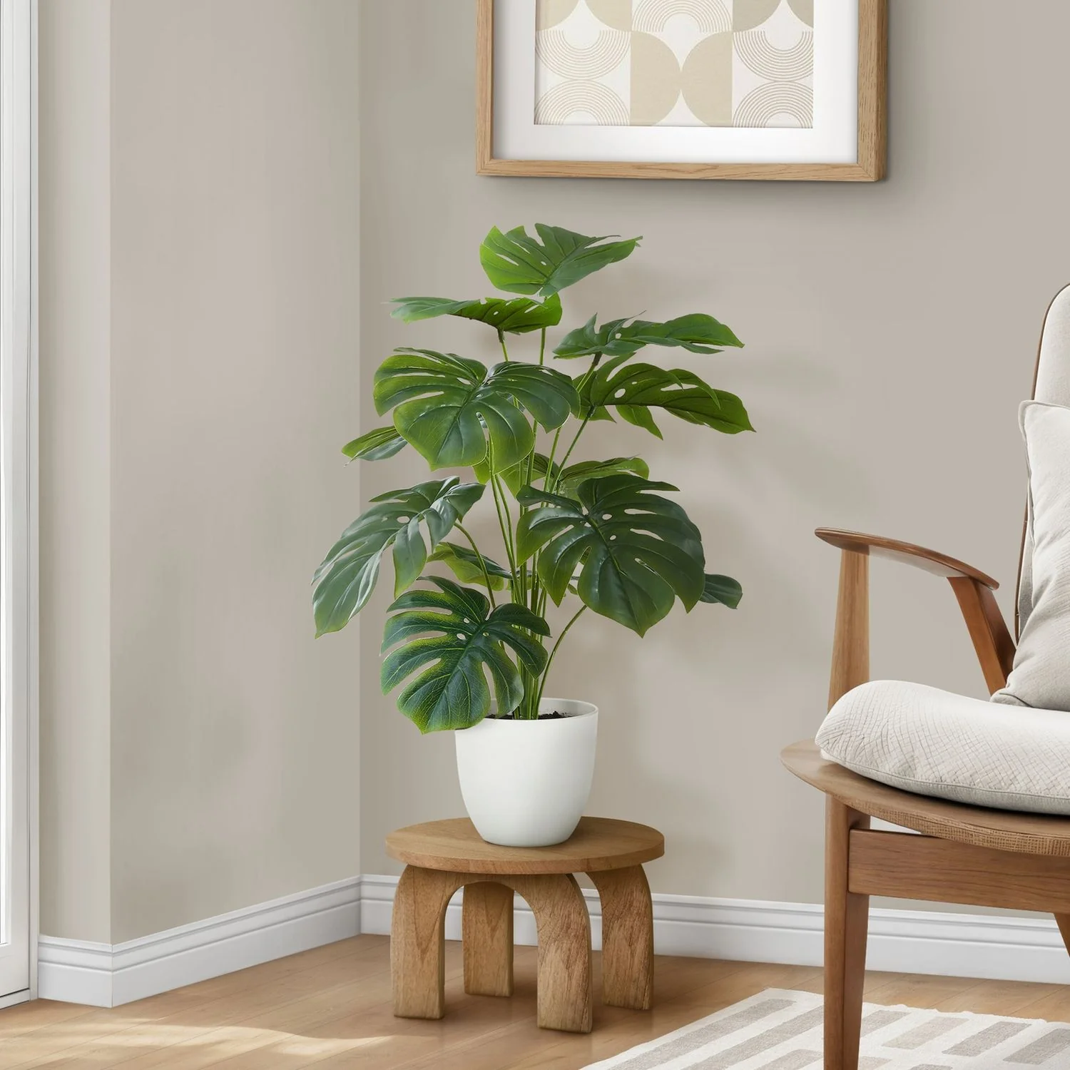 Artificial Monstera Plant - Image 3