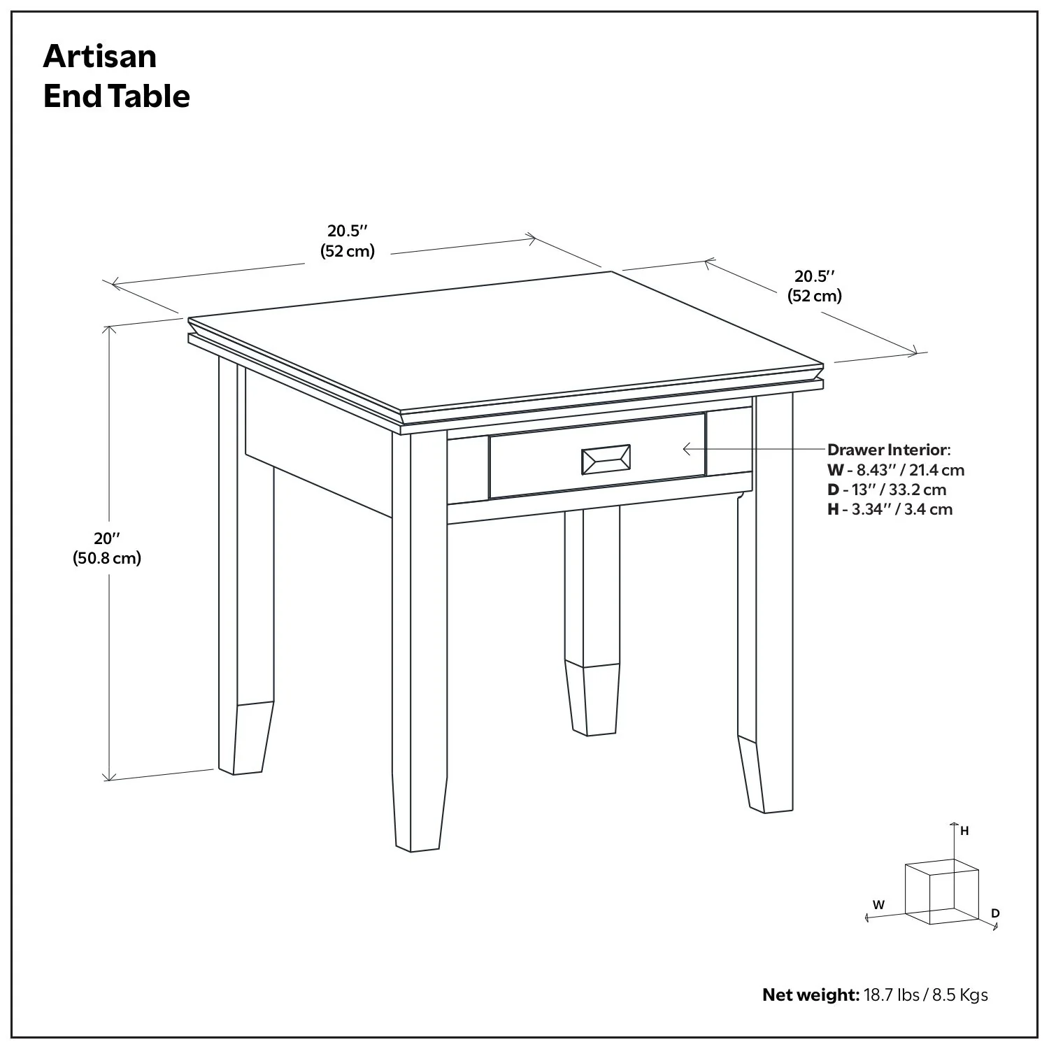 Artisan - End Table - Russet Brown - Image 3