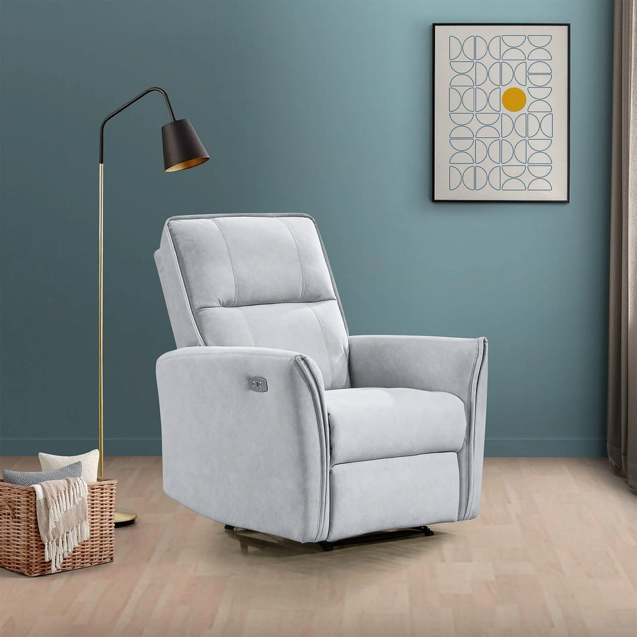 Asheville - Suede Recliner Chair - Image 5