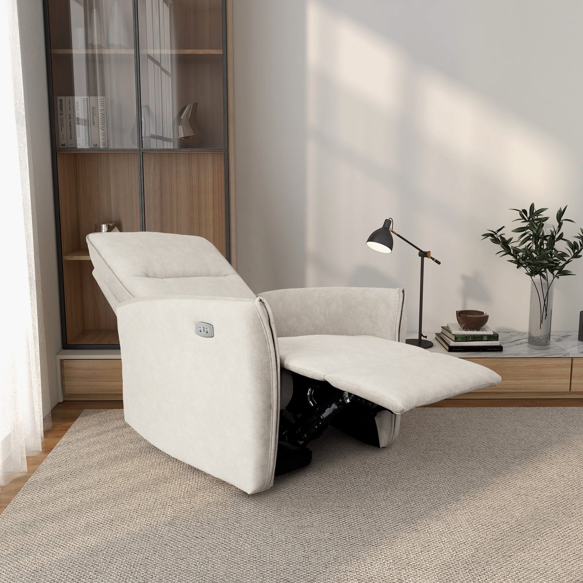 Asheville - Suede Recliner Chair - Image 8