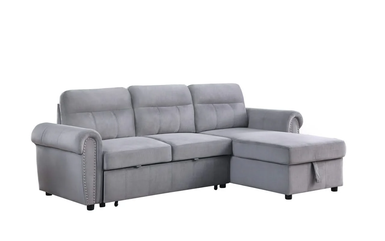 Ashton - Reversible Sleeper Sectional Sofa Chaise - Image 2