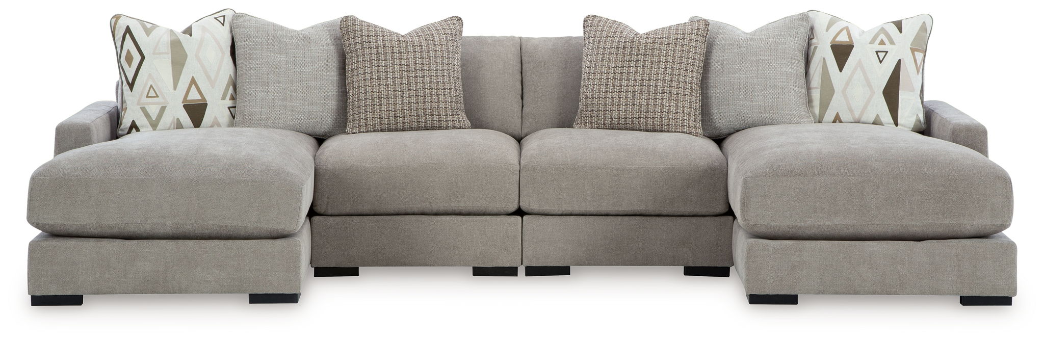 Aslan Court - Sectional With Ottoman Set - Image 7