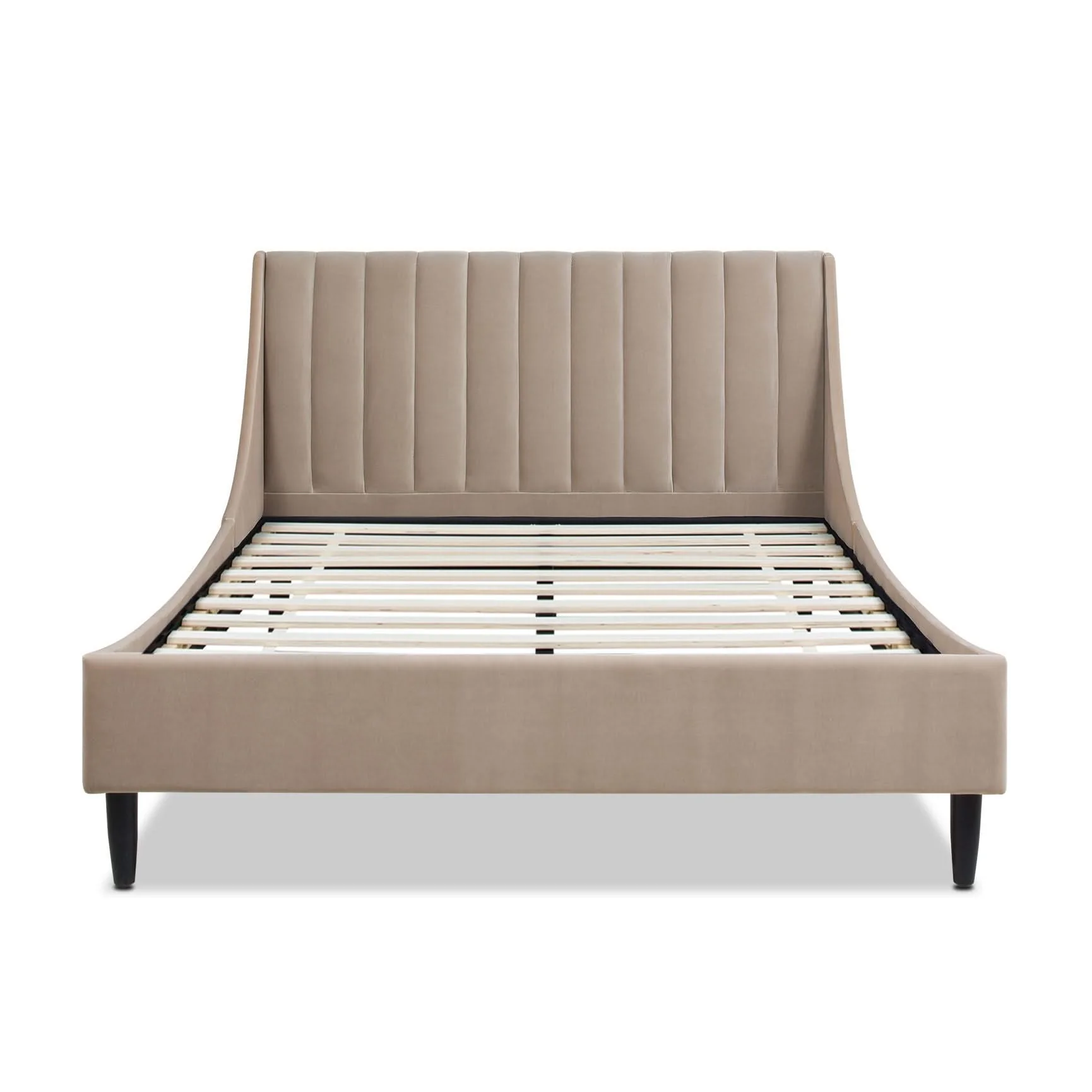 Aspen - Vertical Tufted Modern Headboard Platform Bed Set - Image 22