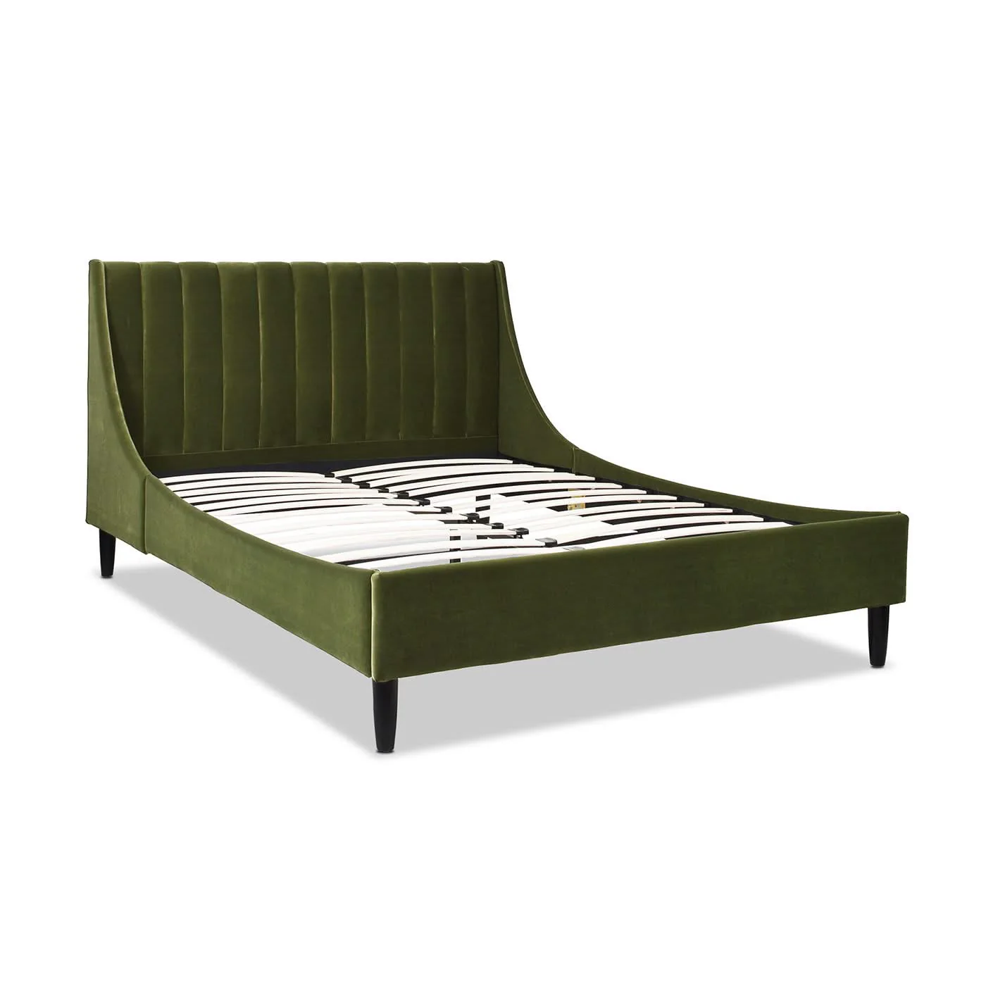 Aspen - Vertical Tufted Modern Headboard Platform Bed Set - Image 25