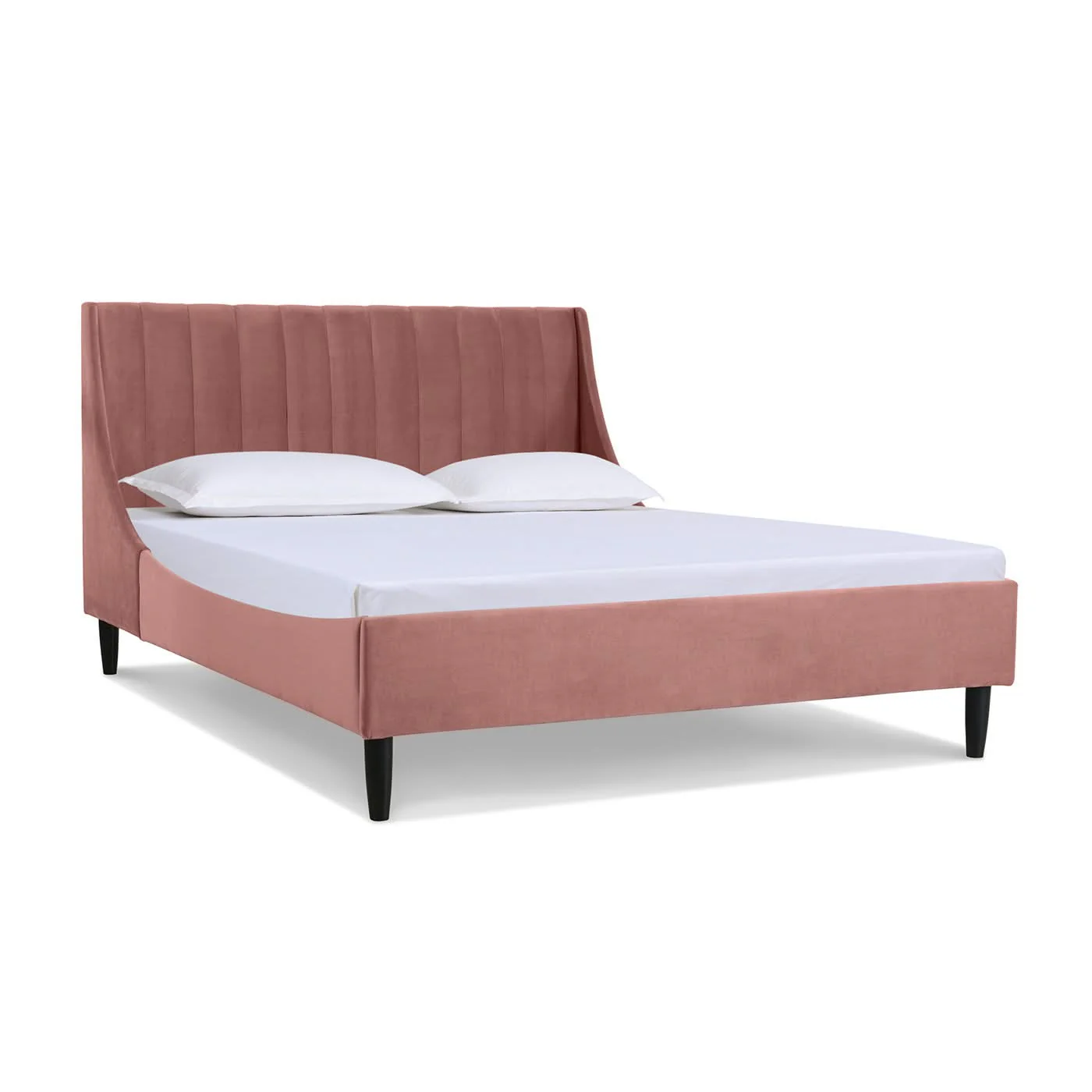 Aspen - Vertical Tufted Modern Headboard Platform Bed Set - Image 29