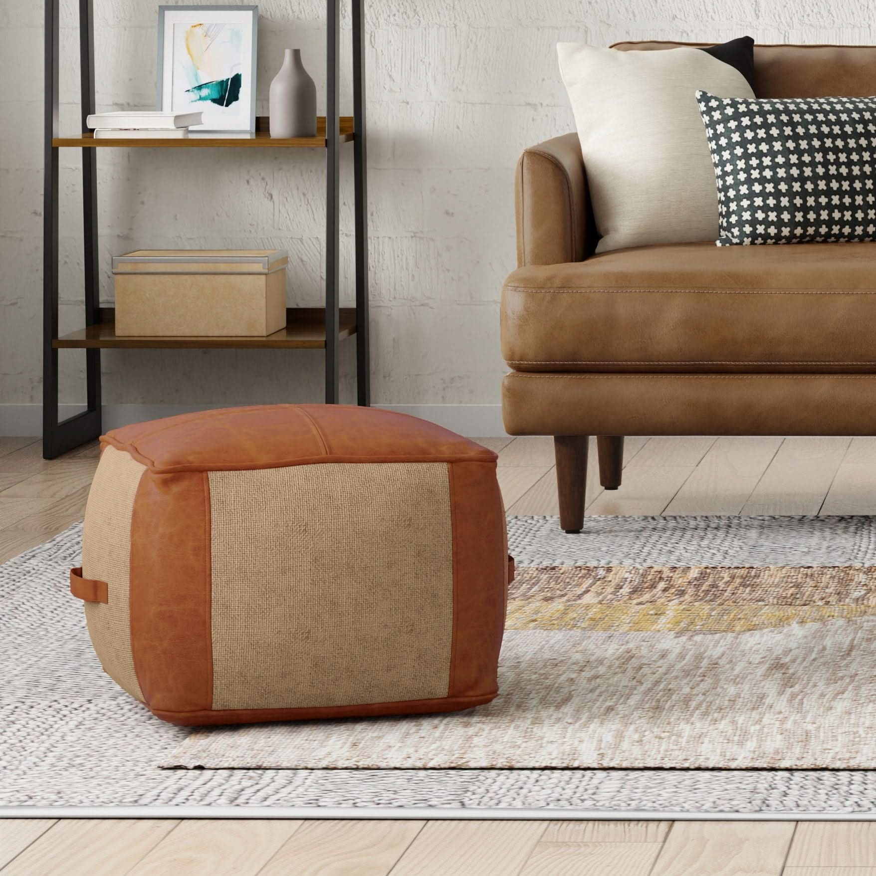 Atkinson - Pouf - Tan - Image 4