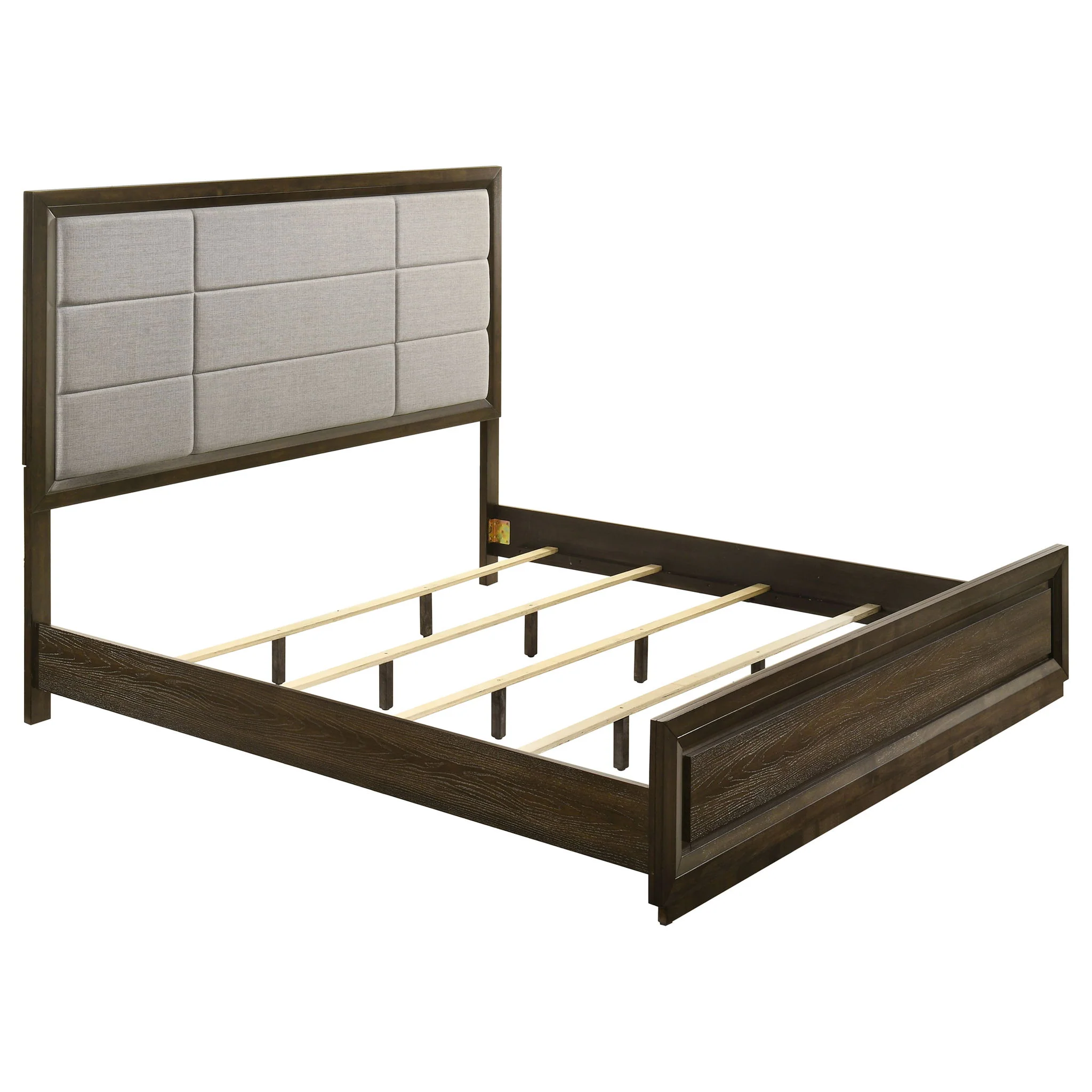 Atlas 5-piece California King Bedroom Set Dark Oak - Image 4
