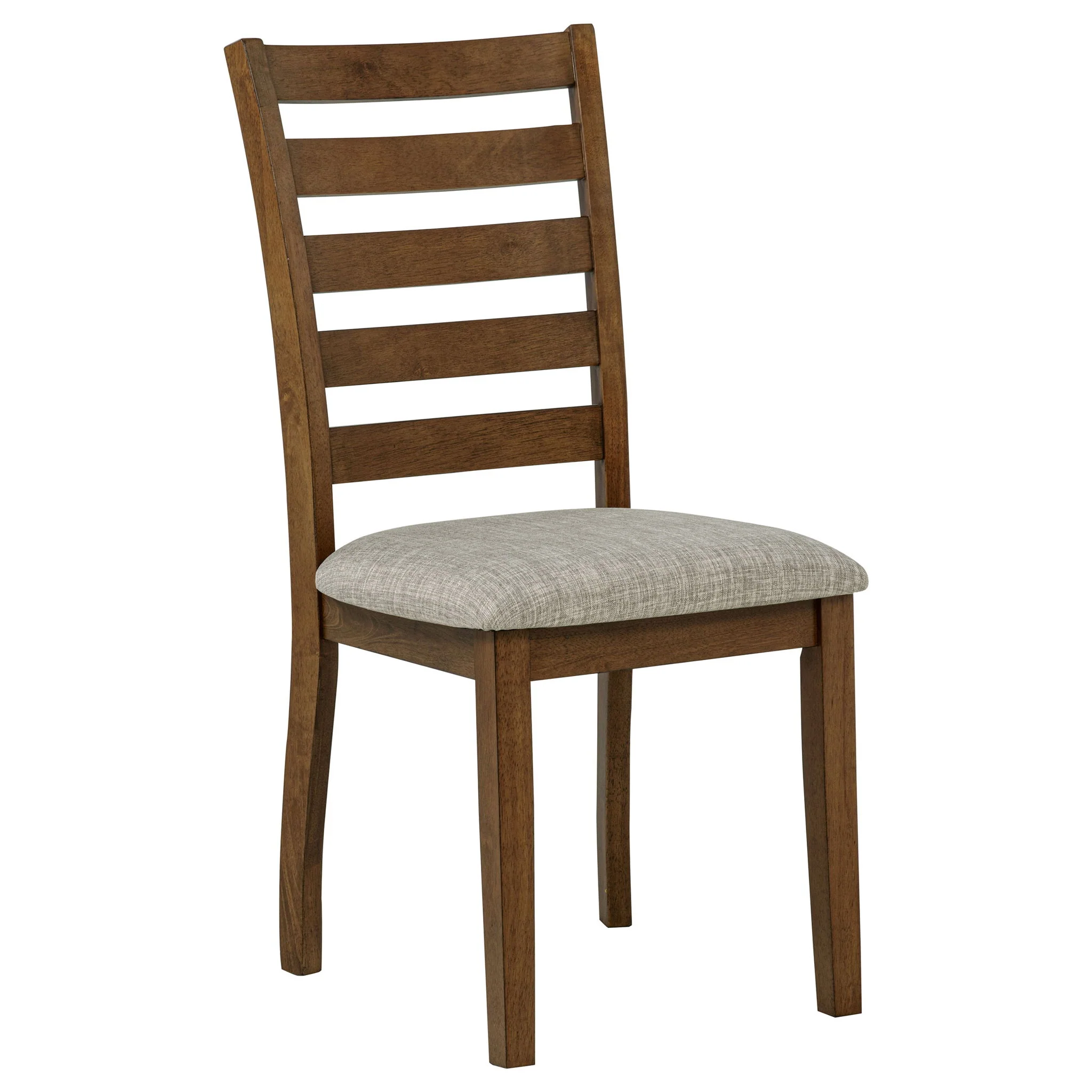 Atwood Wood Dining Side Chair Upholstered Seat Warm Brown - Image 2