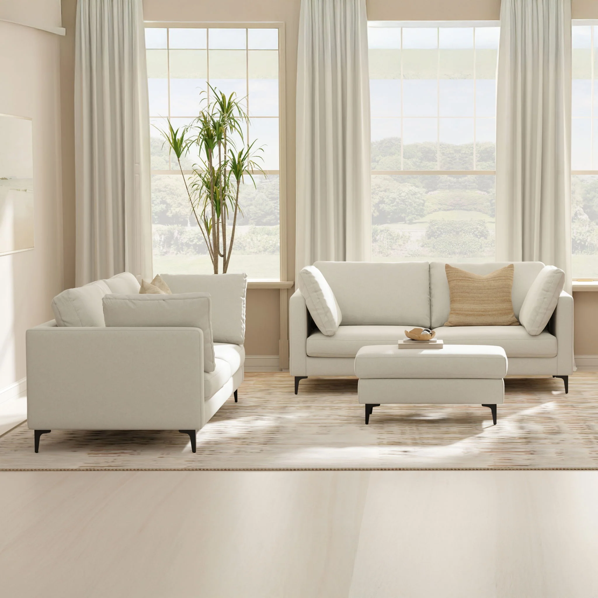 Ava - Mid Century Sofa, Upholstered - Image 10