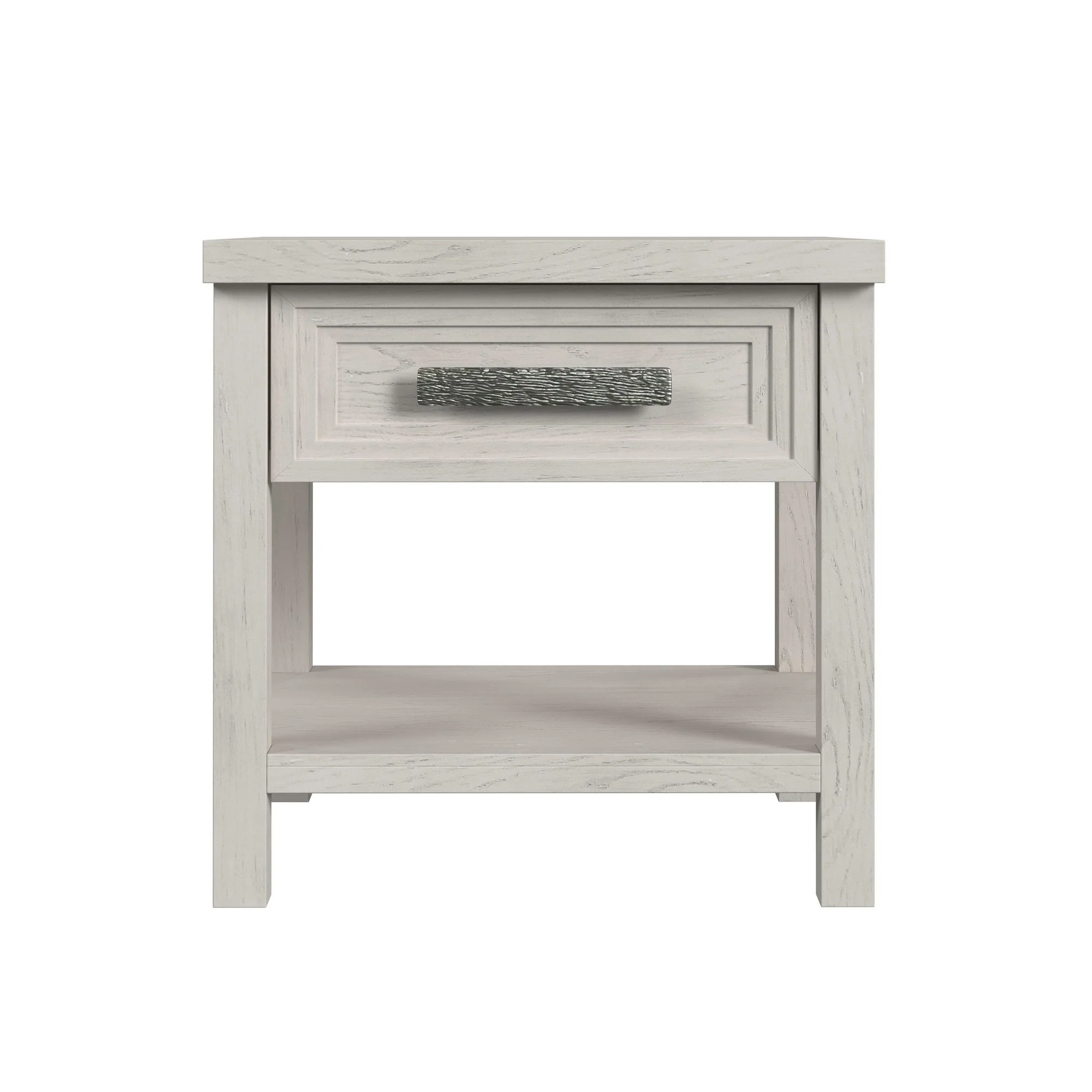 Avalanche - End Table With USB - Antique White - Image 3