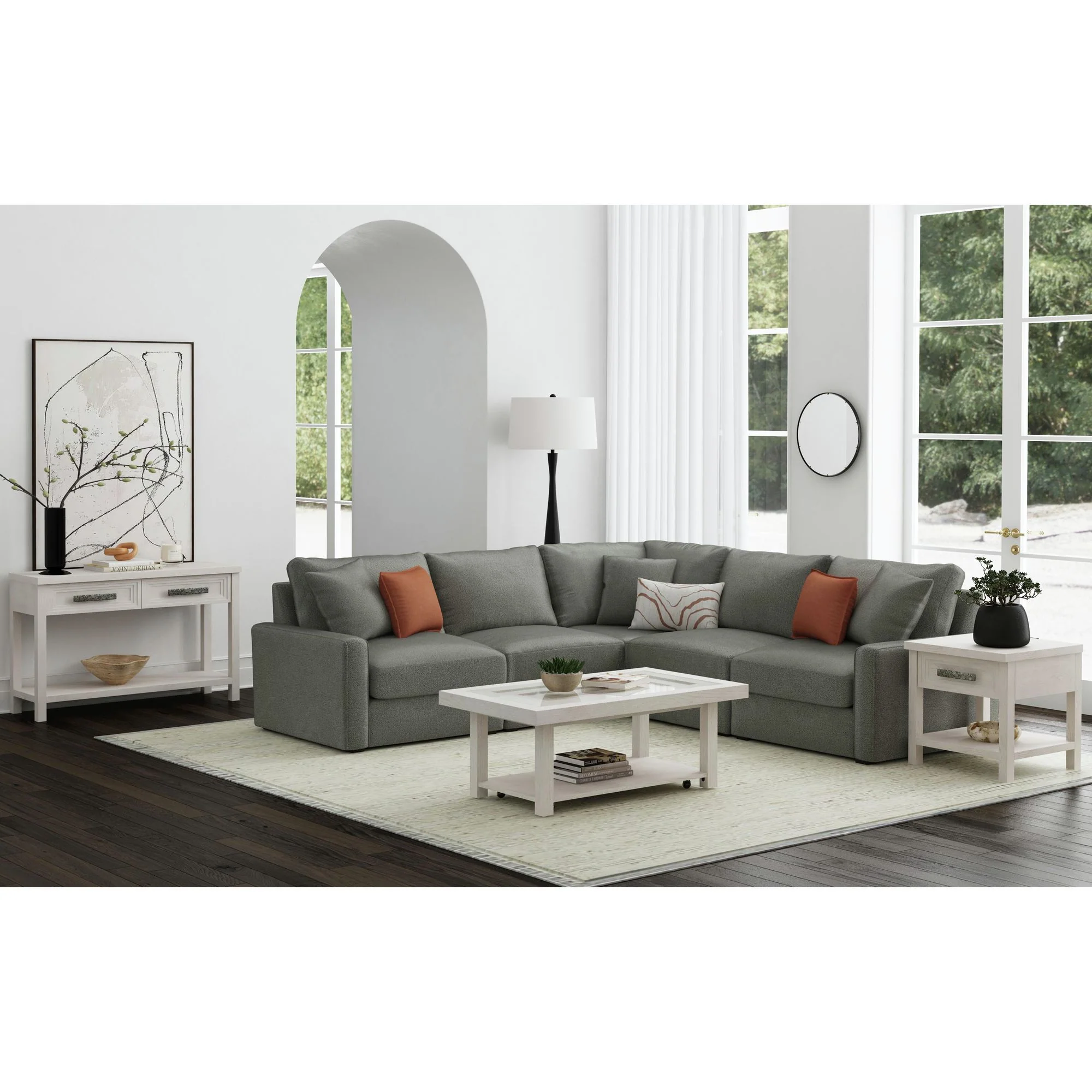 Avalanche - Sofa Table - Antique White - Image 4