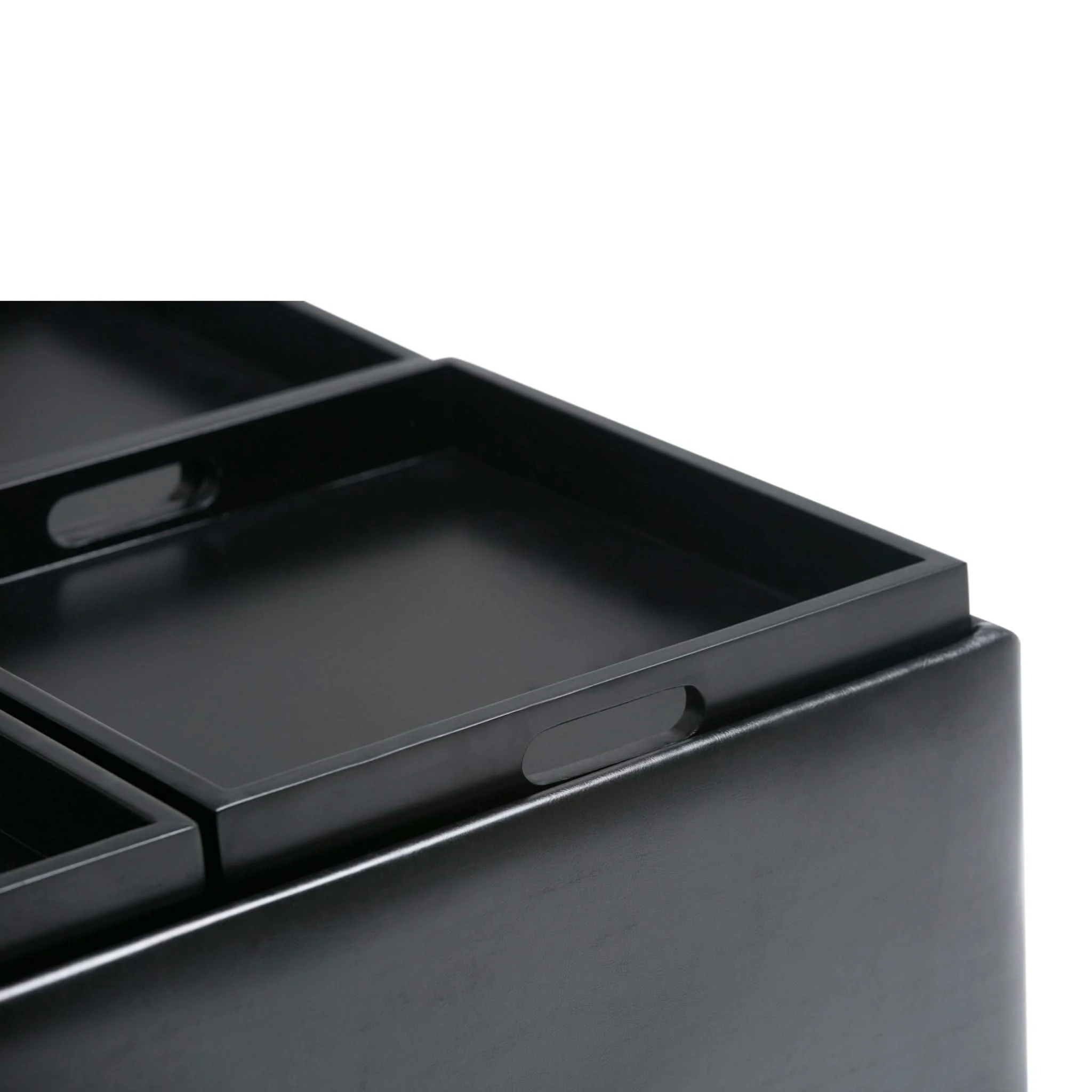 Avalon - Square Coffee Table, Storage Ottoman - Image 12