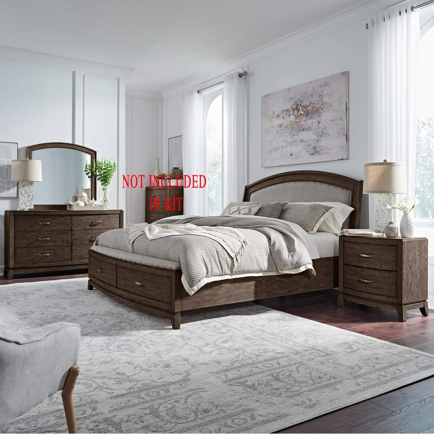 Avalon - Upholstered Bedroom Set - Image 14