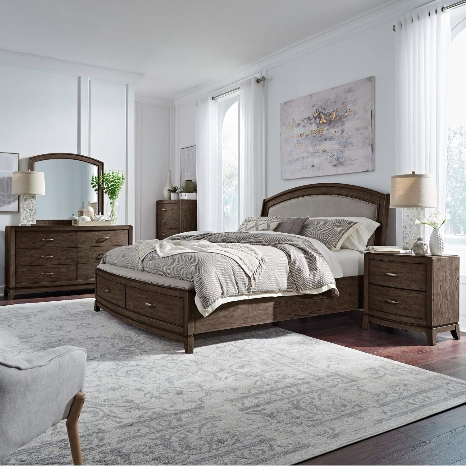Avalon - Upholstered Bedroom Set - Image 18