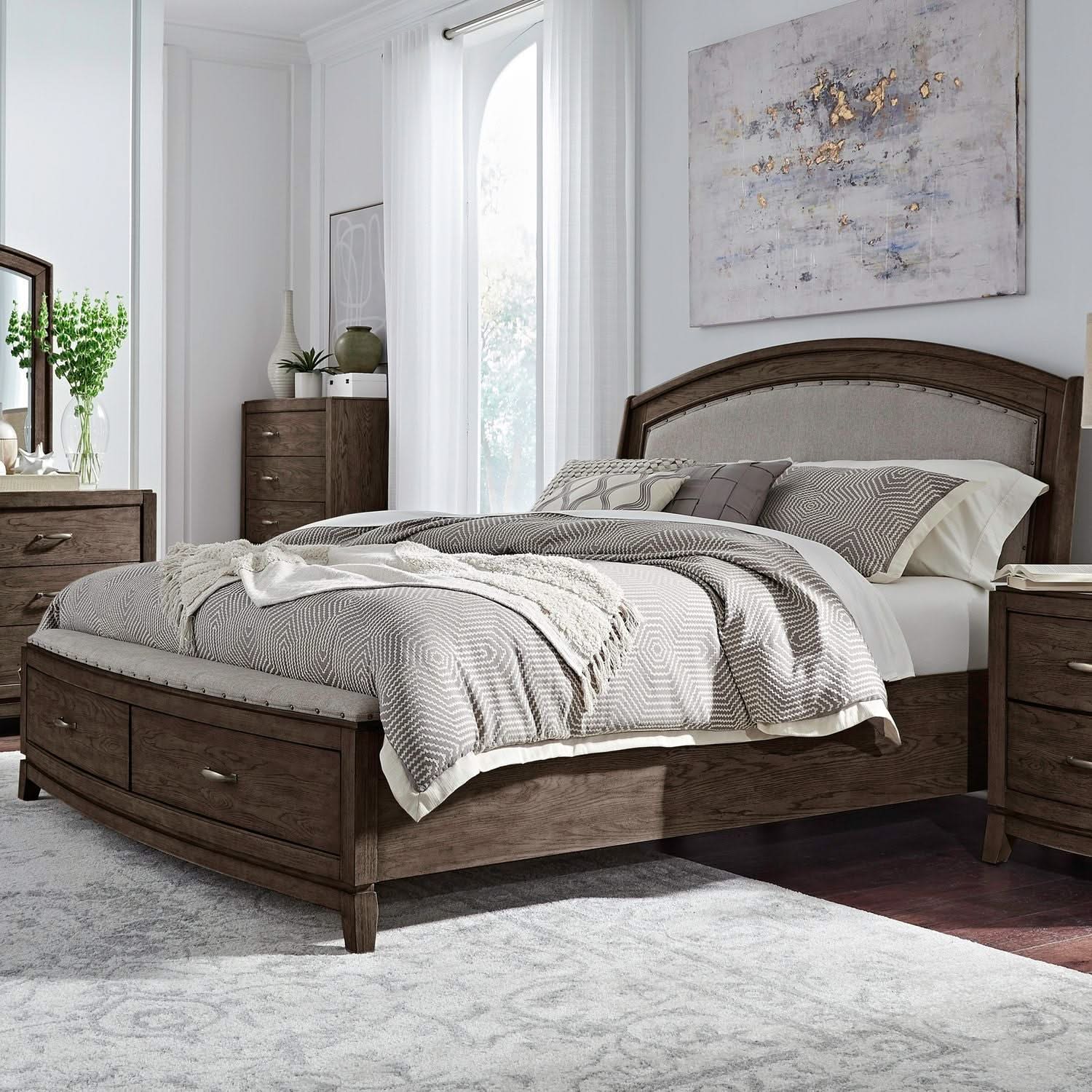 Avalon - Upholstered Storage Bed - Image 4