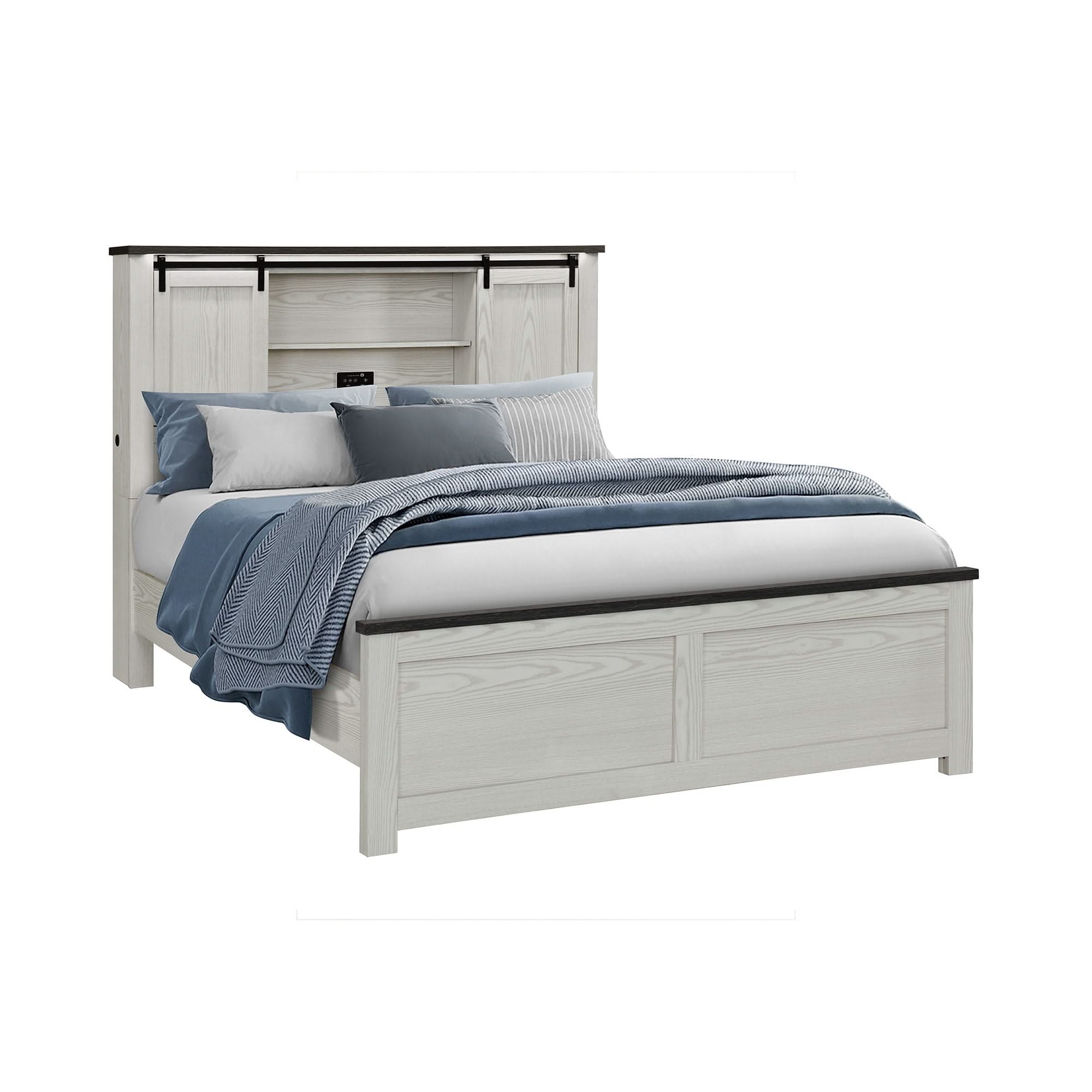 Avery - Bed With Bookcase Headboard - Image 4