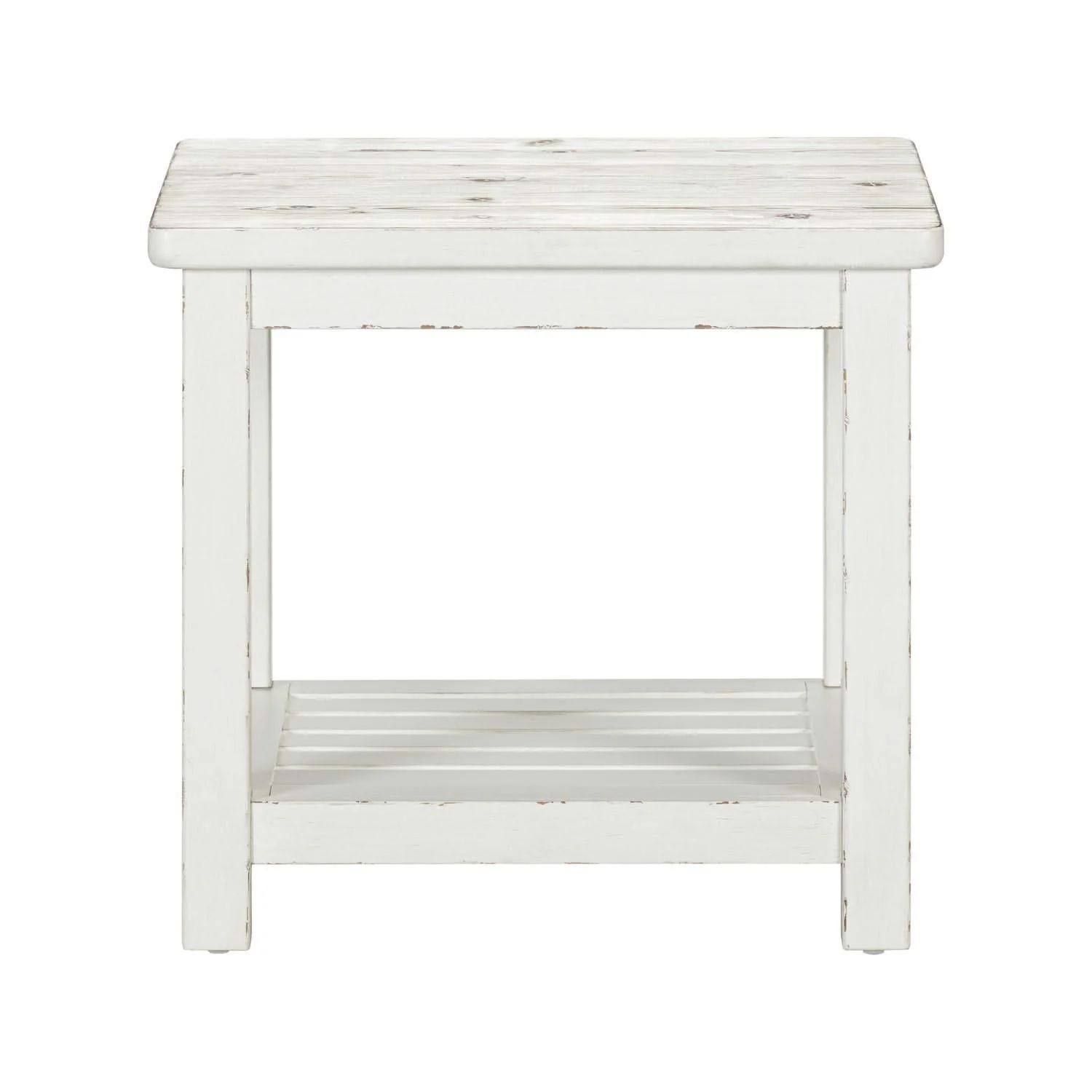 Backroads - End Table - Weathered White & Parchment Brown - Image 2