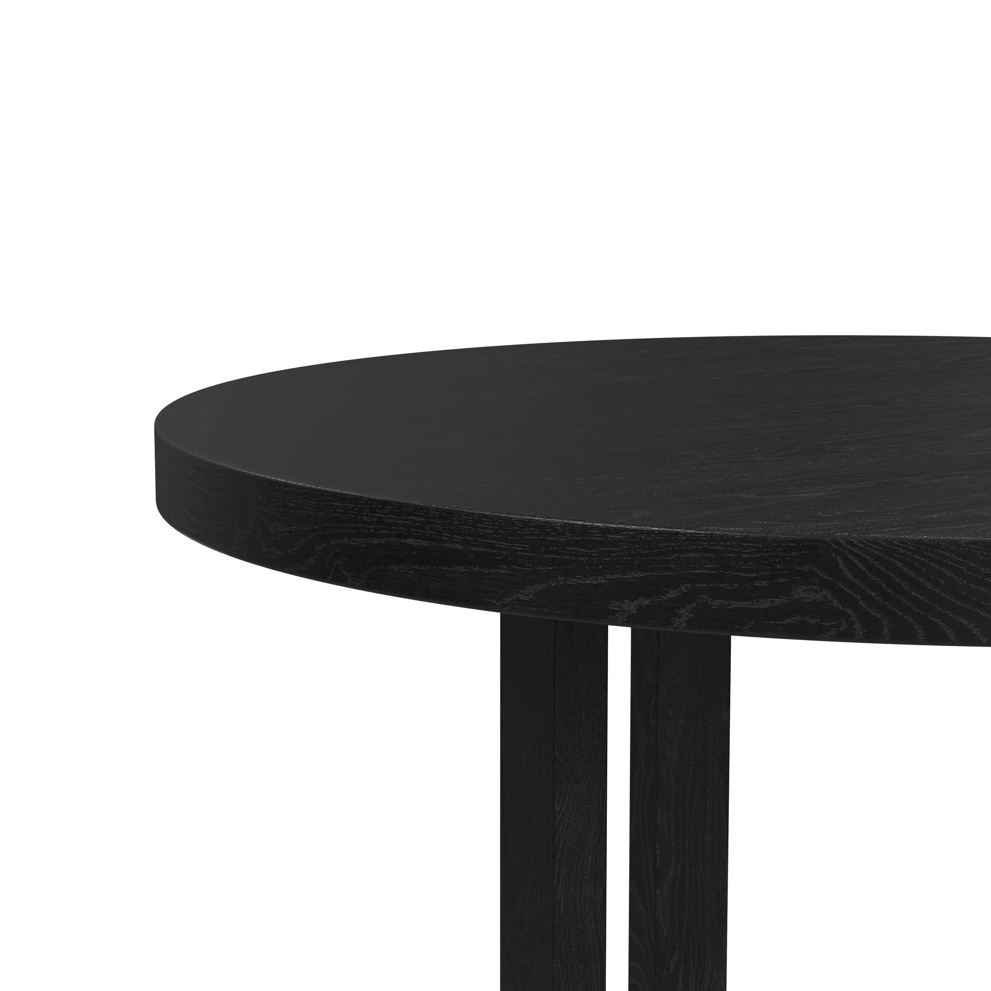 Bahama Breeze - 47.5" Round Dining Table - Black - Image 4