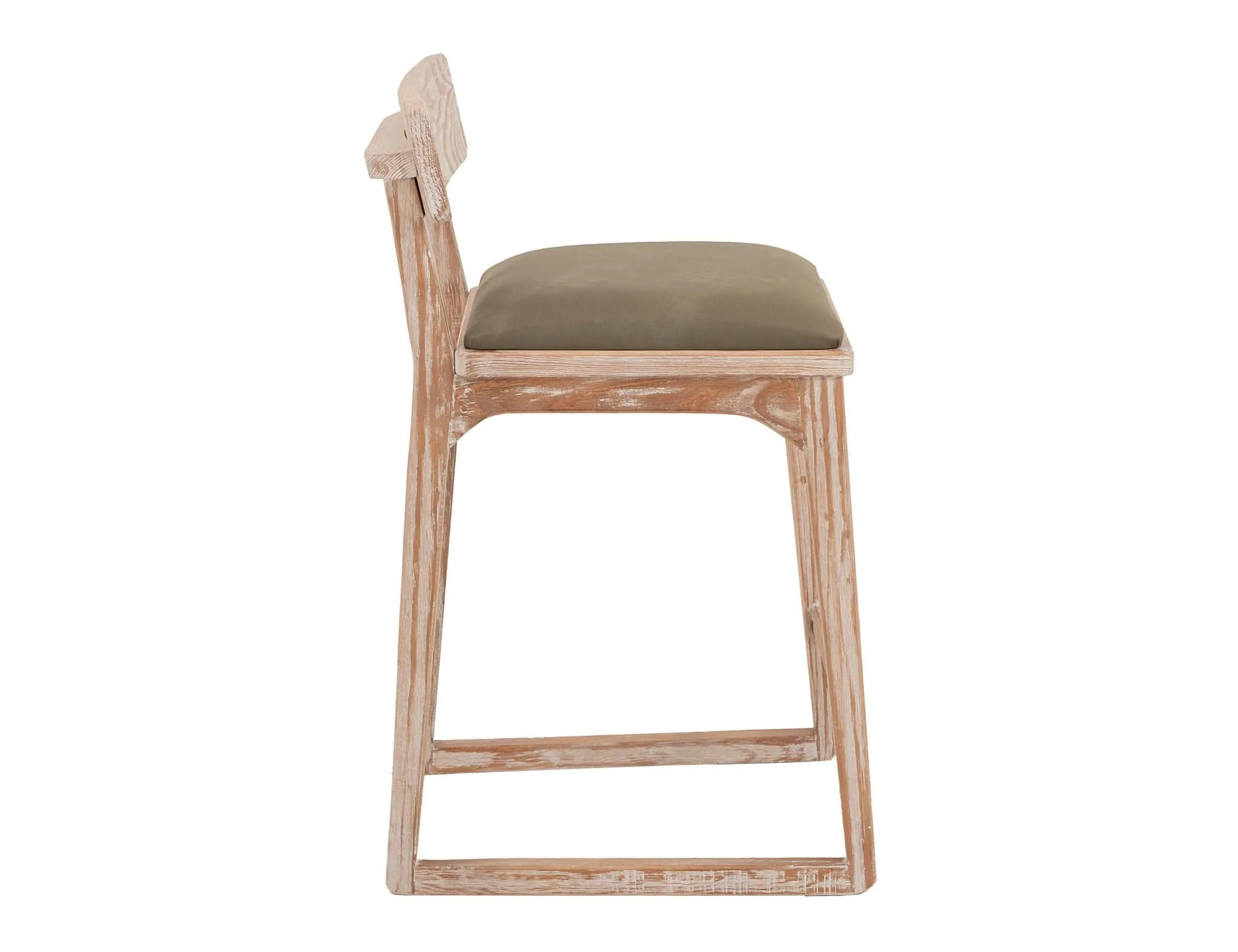 Balam - 24" Upholstered Barstool (Set of 2) - Light Brown - Image 2