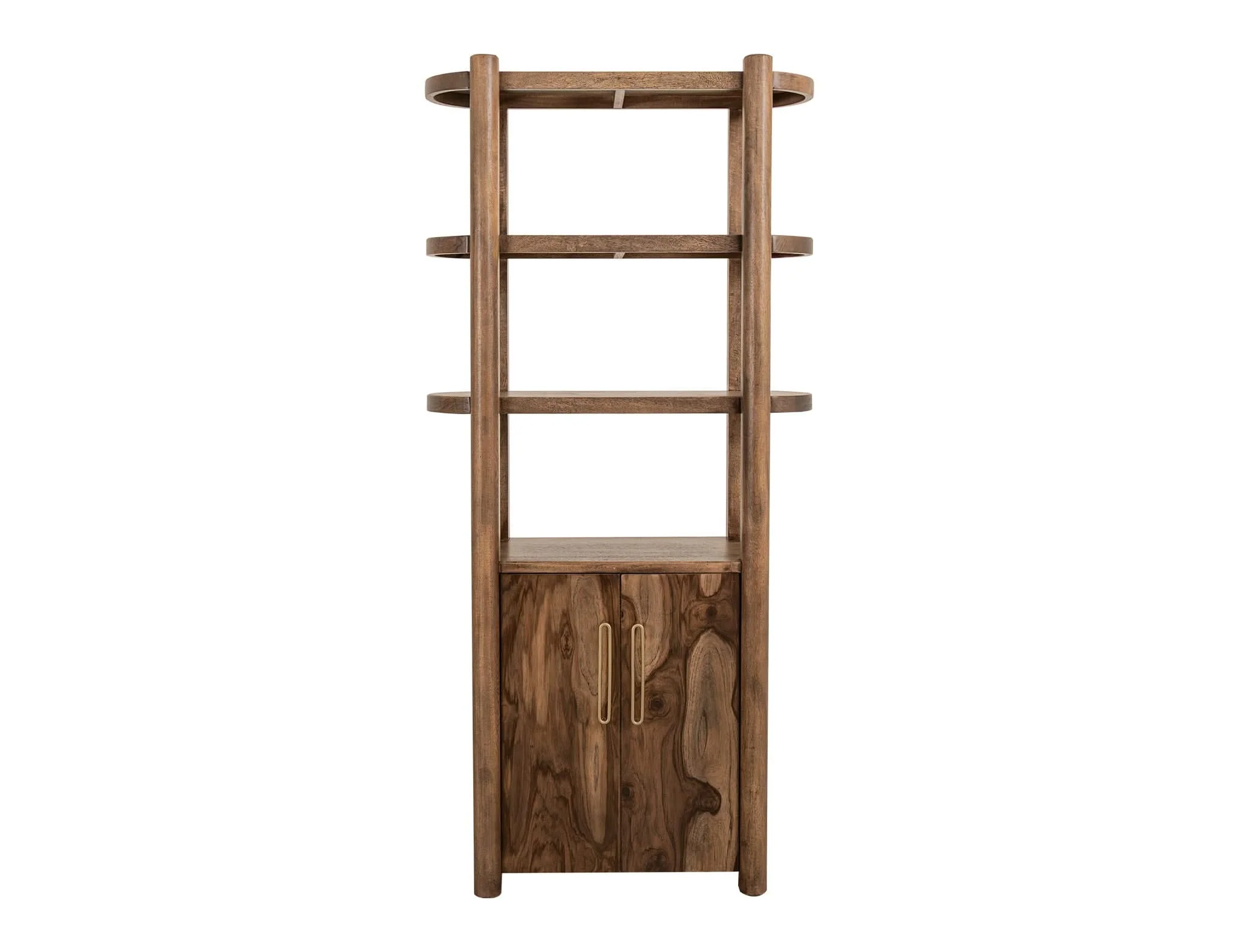Balam - Pier With 2 Door And 3 Shelf - Light Brown