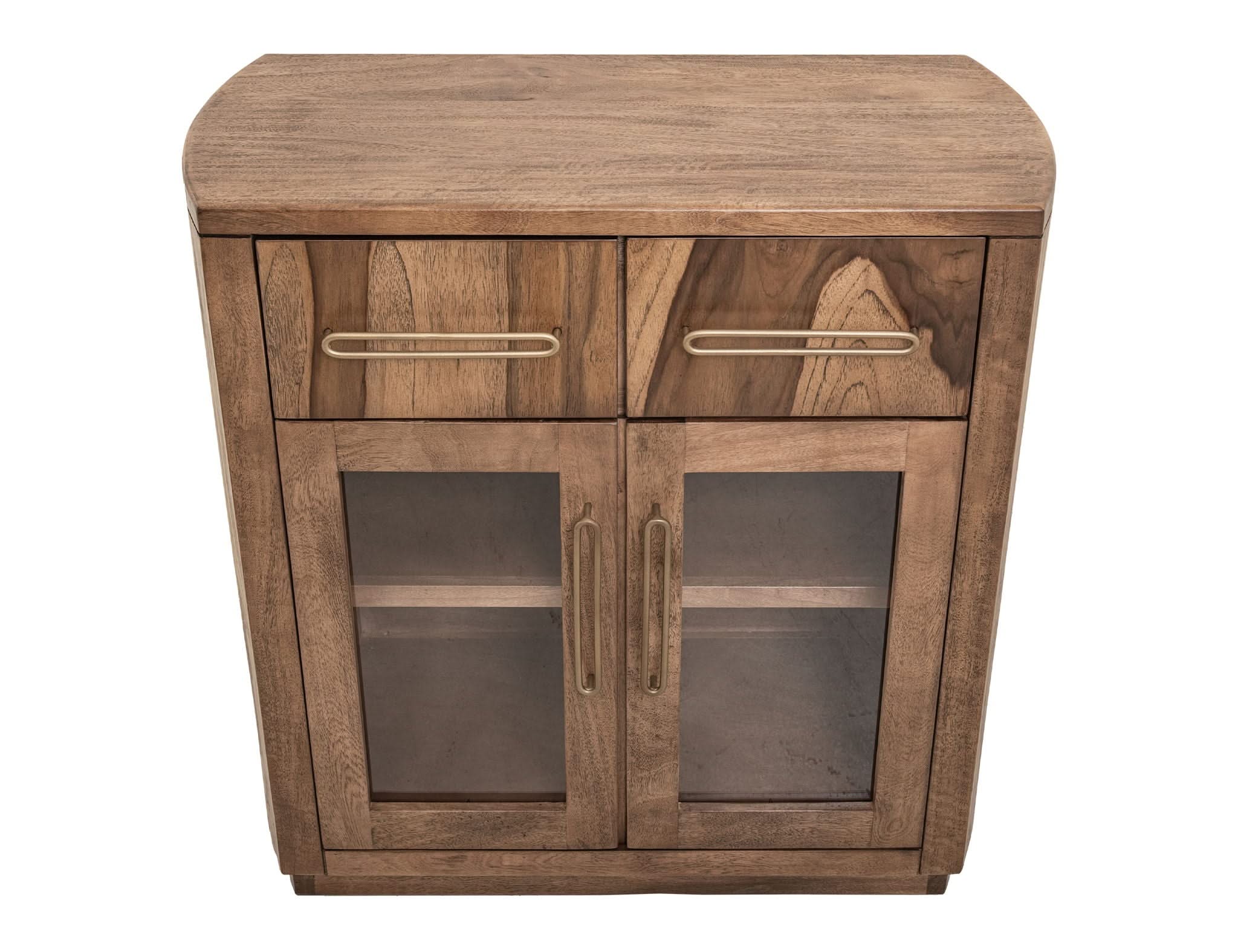 Balam - Server With 2 Drawer & 2 Glass Door - Light Brown - Image 2
