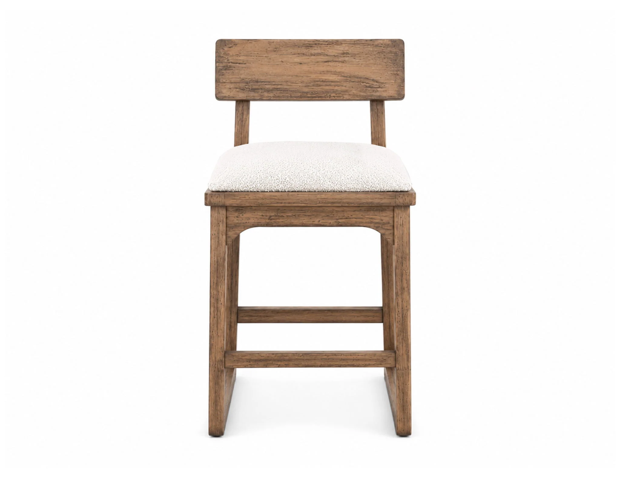 Balam - Upholstered Barstool (Set of 2) - Brown / Beige - Image 3