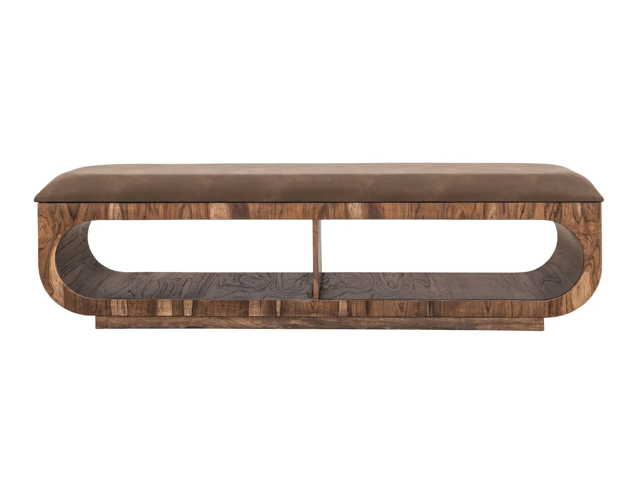 Balam - Upholstered Bench - Light Brown - Image 3