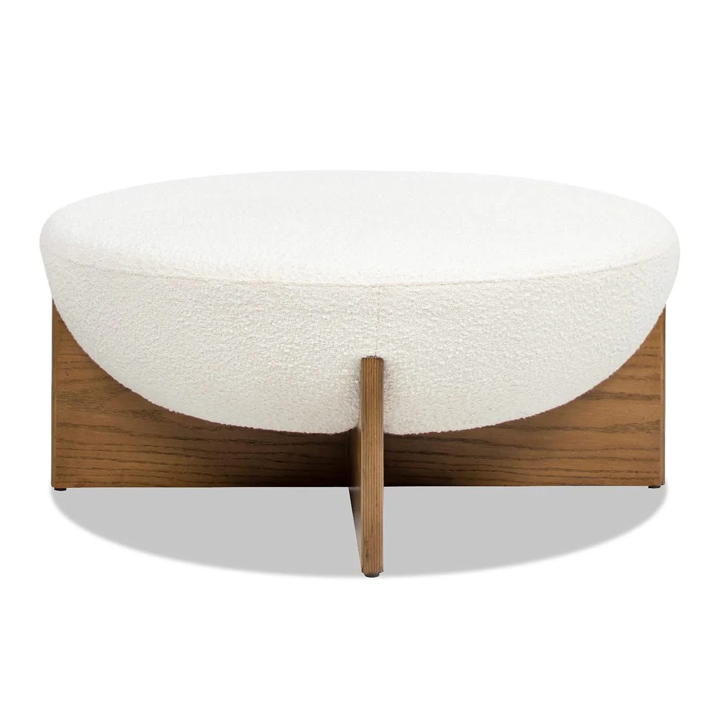 Bali - Round Upholstered Ottoman - Image 3