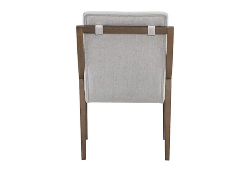 Banyan Natural Wood Sling Dining Chair with Cushioned Seat and Back - Image 4
