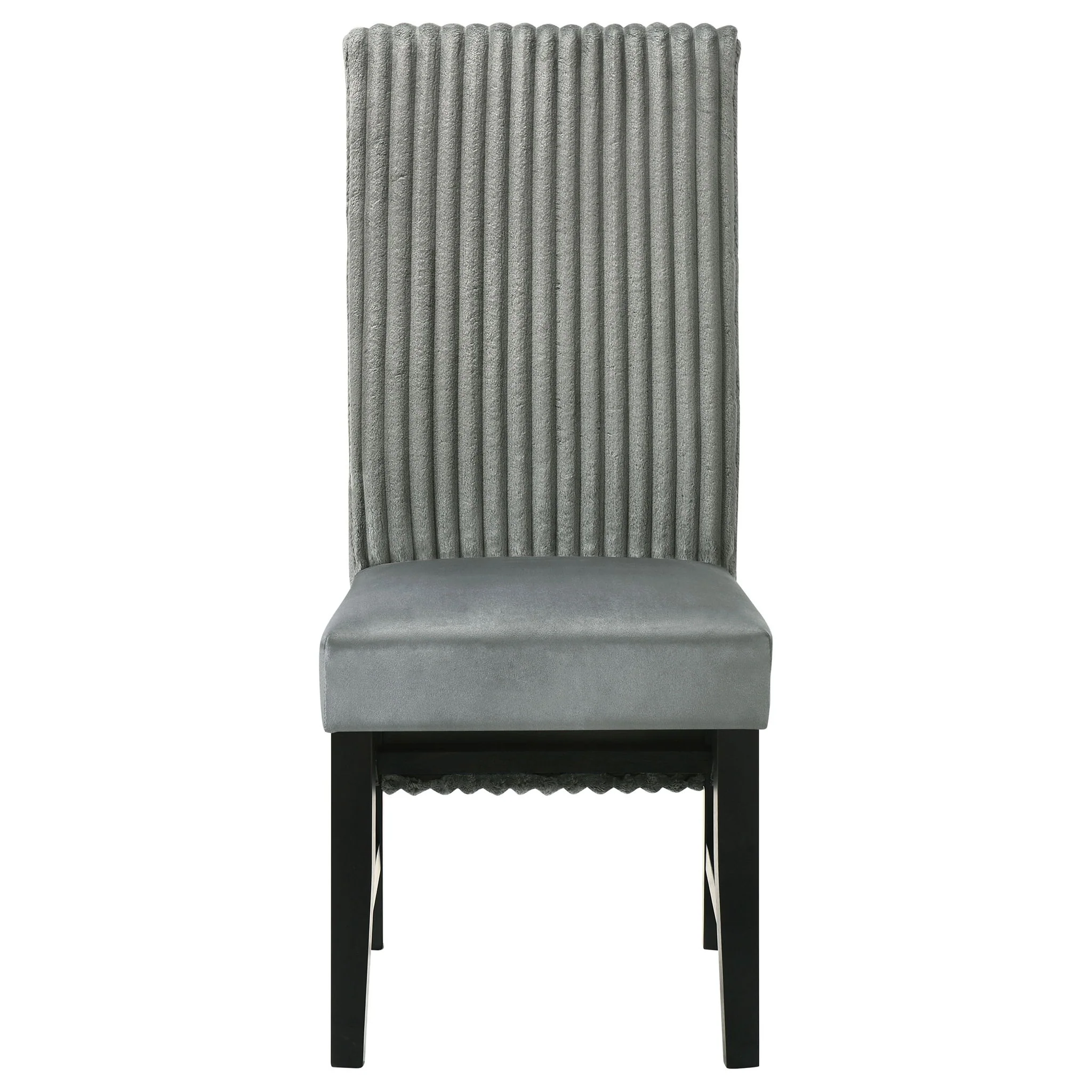 Barrand Upholstered Dining Side Chair Grey (Set of 2) - Image 3