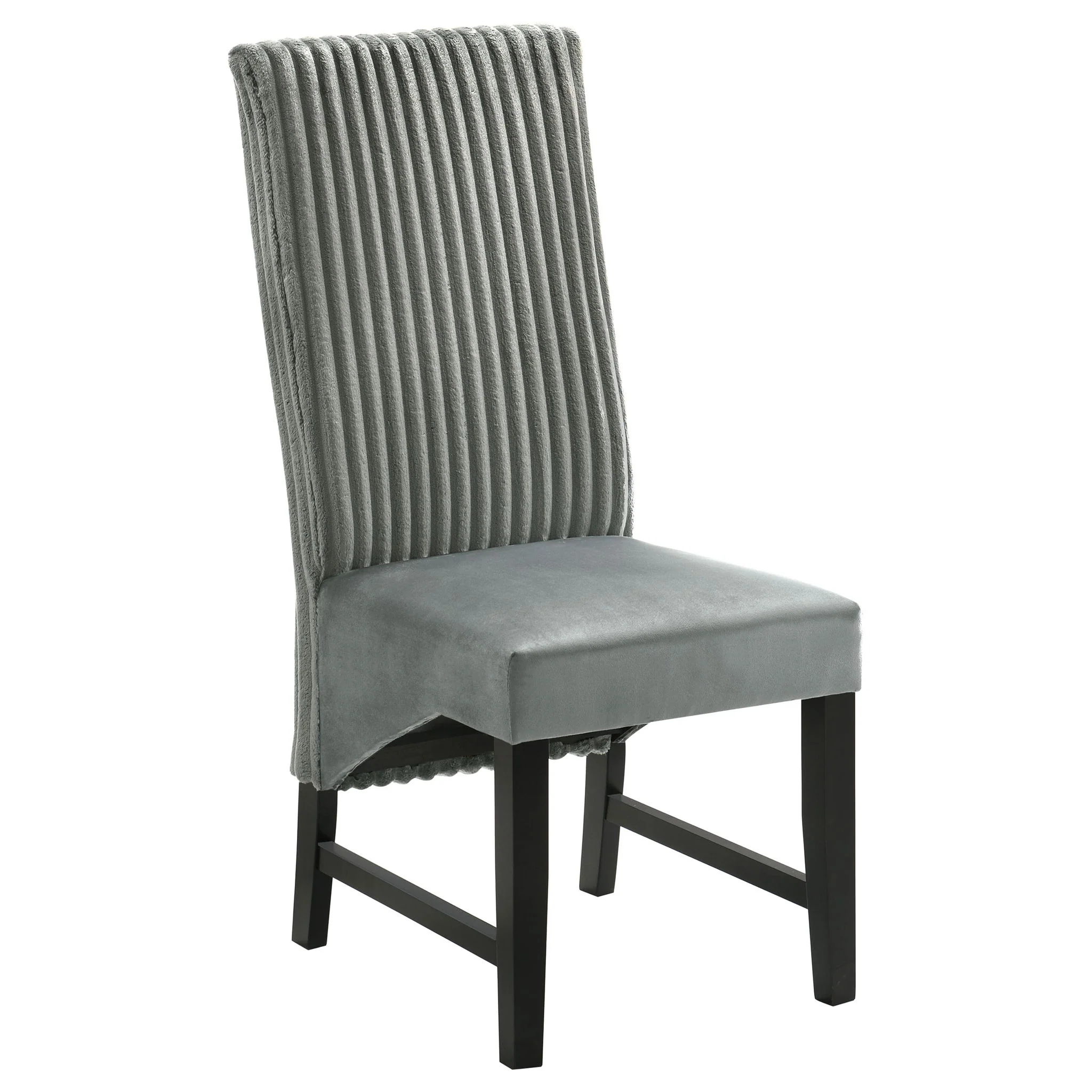 Barrand Upholstered Dining Side Chair Grey (Set of 2) - Image 4