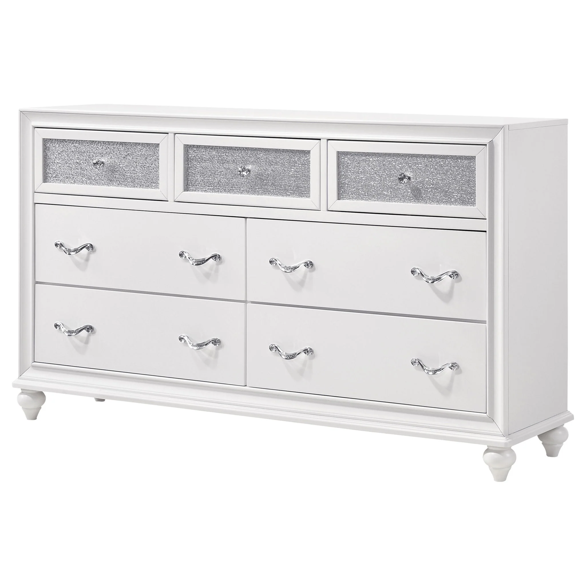 Barzini 7-drawer Dresser White - Image 2