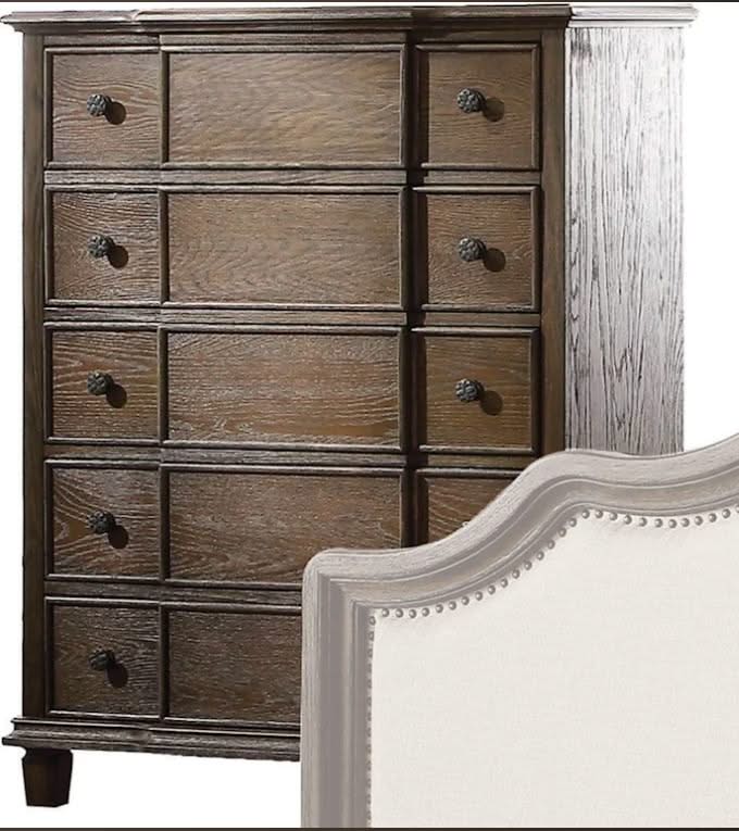 Baudouin - Weathered Chest - Oak - Image 2