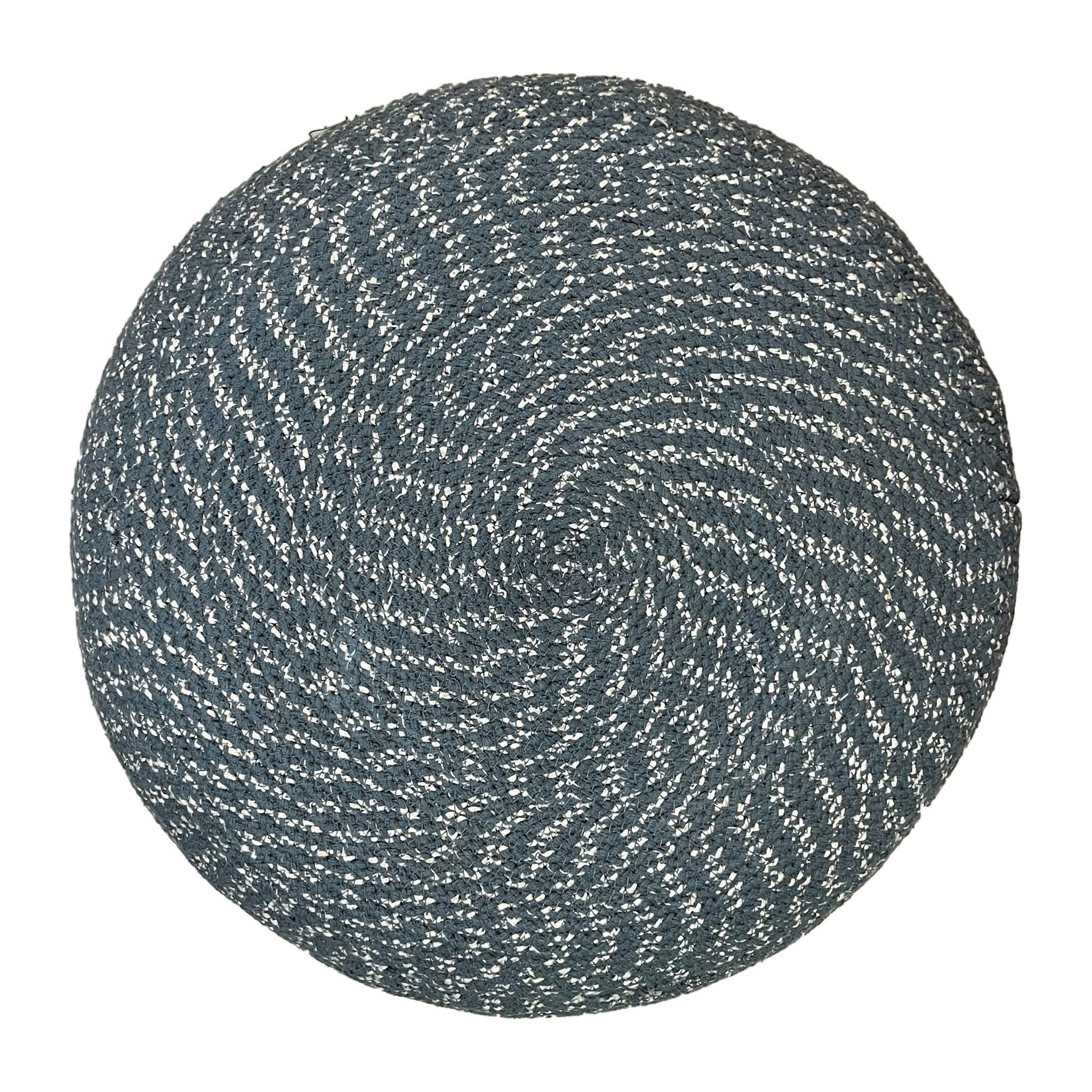 Bayley - Versatile Round Braided Pouf - Image 12