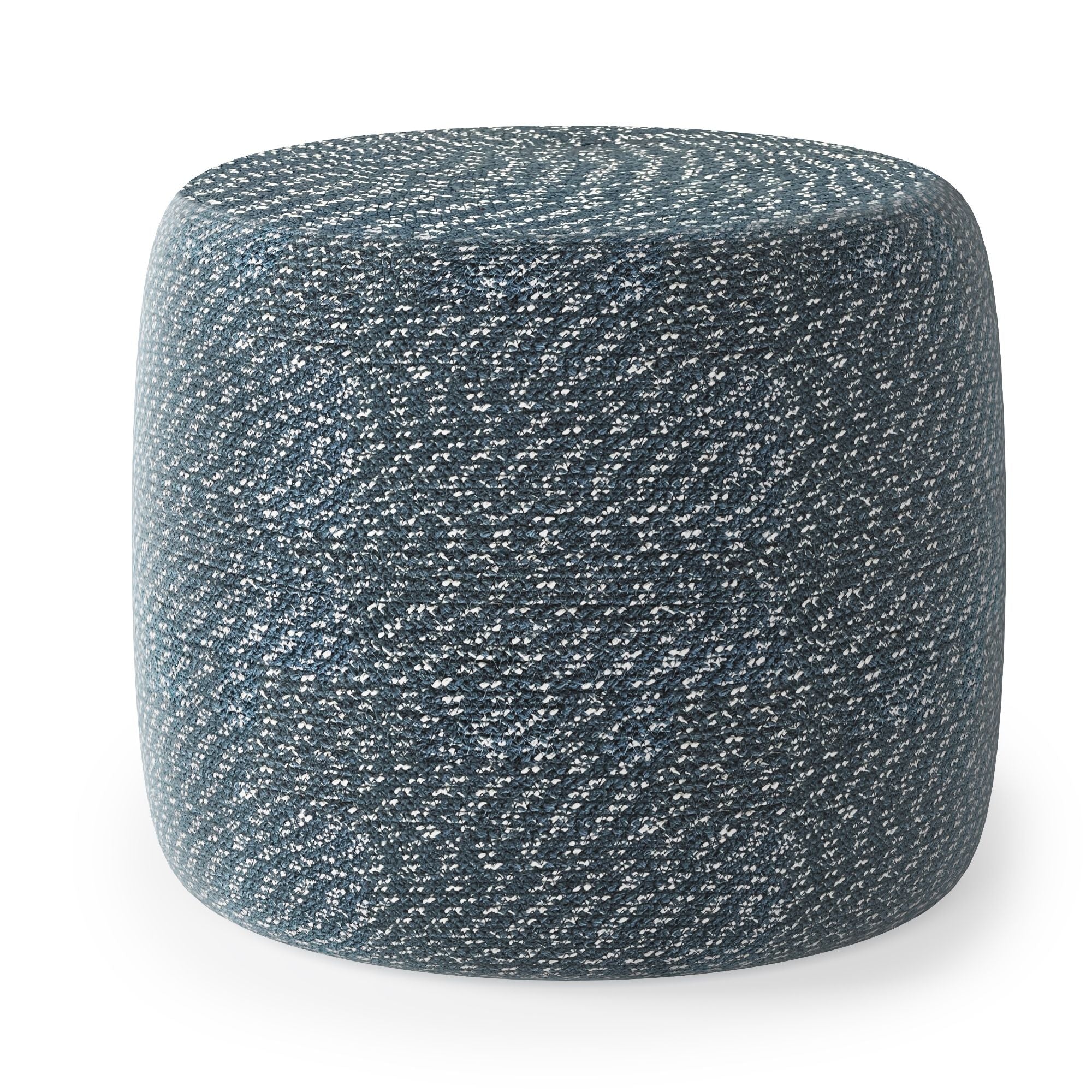 Bayley - Versatile Round Braided Pouf - Image 3