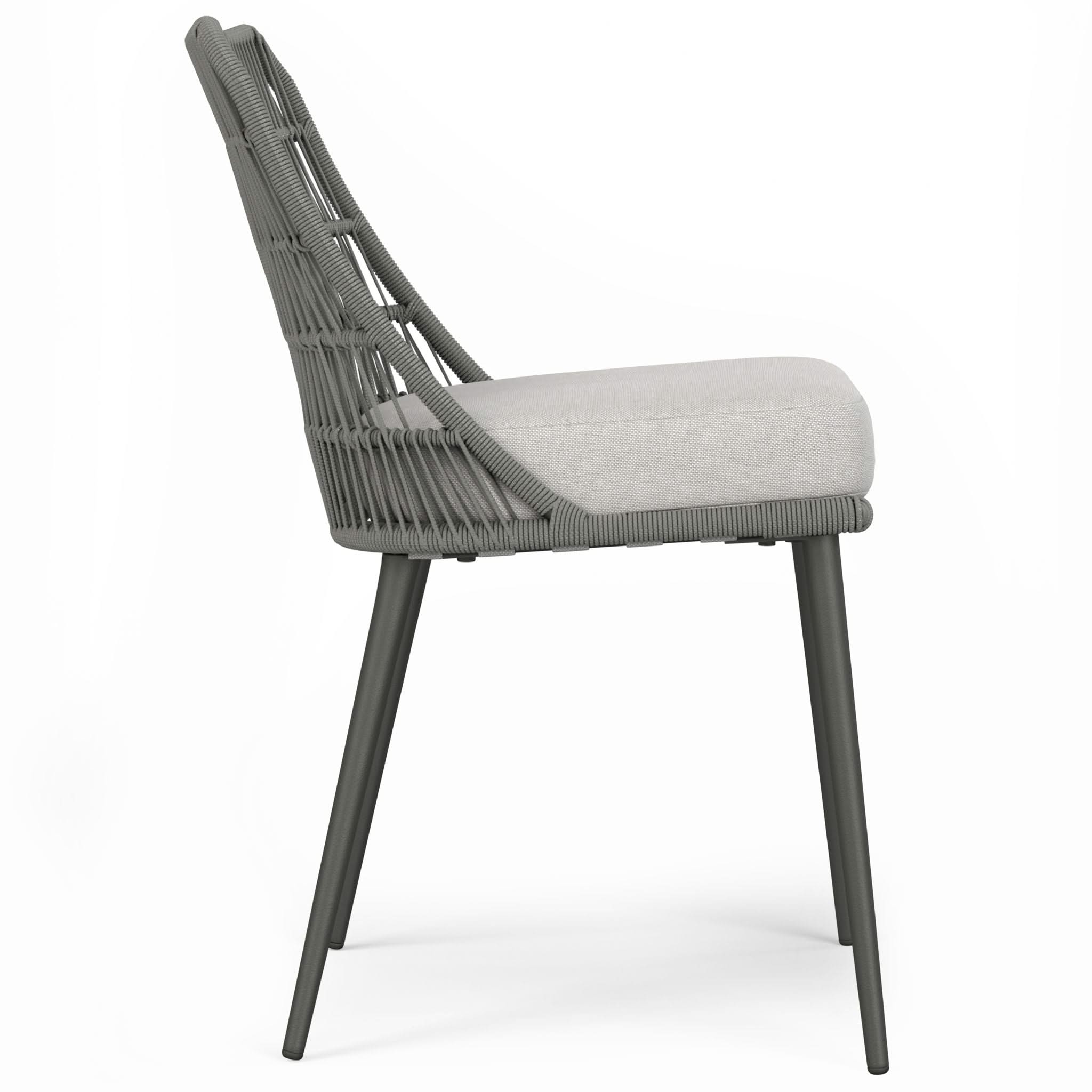 Beachside - Outdoor Dining Chair (Set of 2) - Gray - Image 2