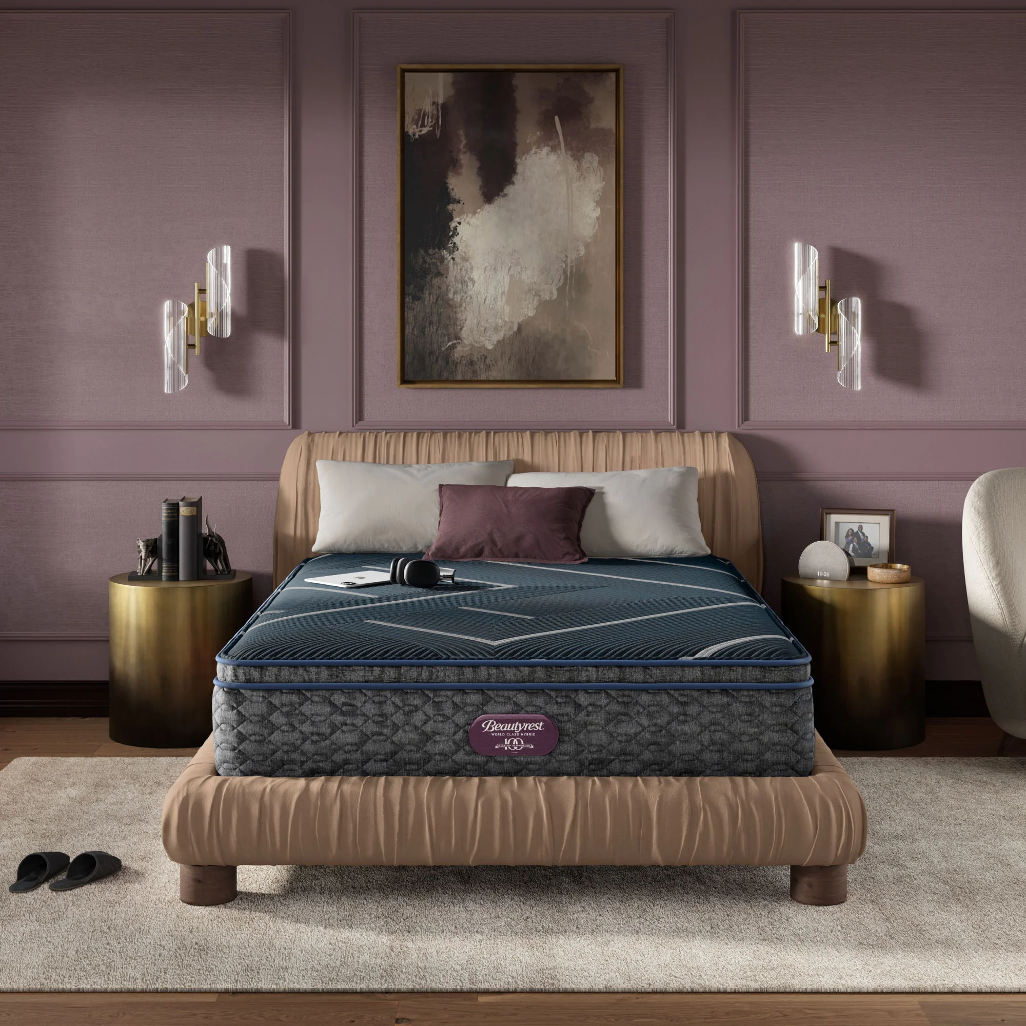 Beautyrest World Class - Level Four Hybrid Medium Apex Pillow Top Mattress