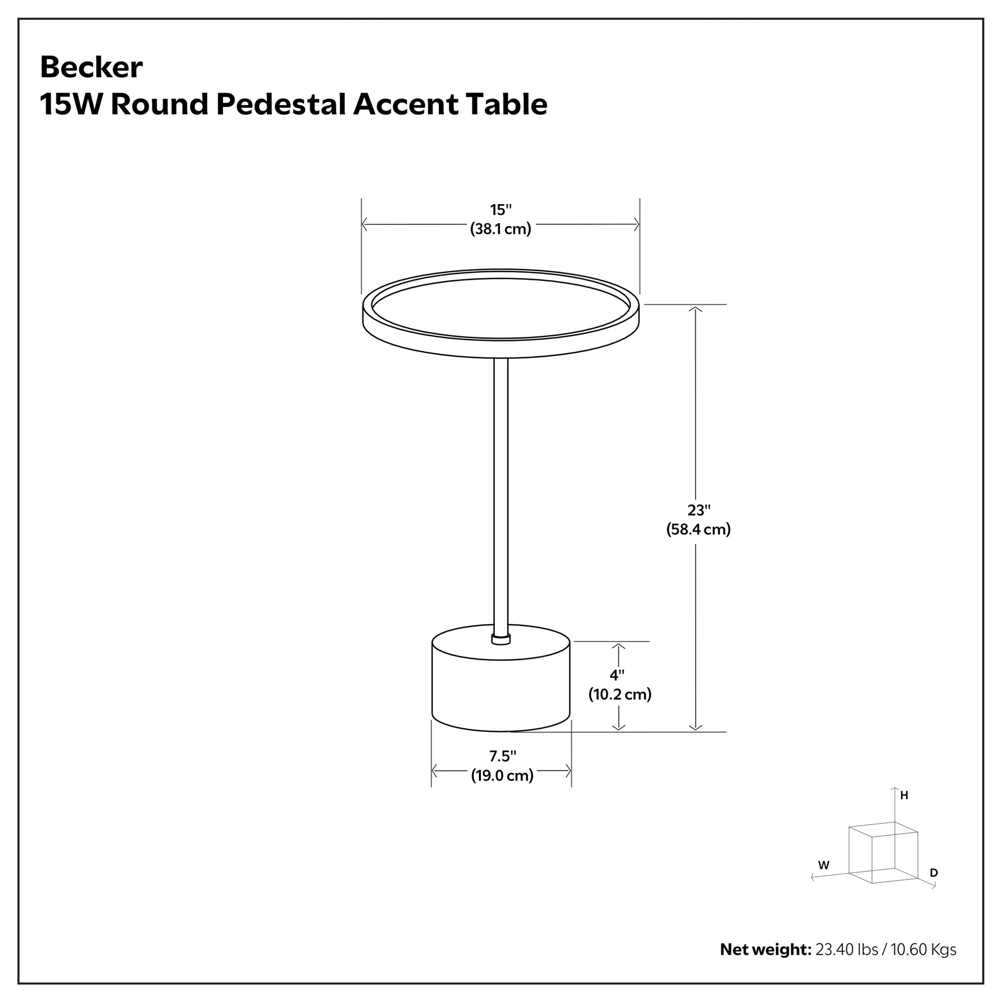 Becker - Side Table - Natural - Image 3