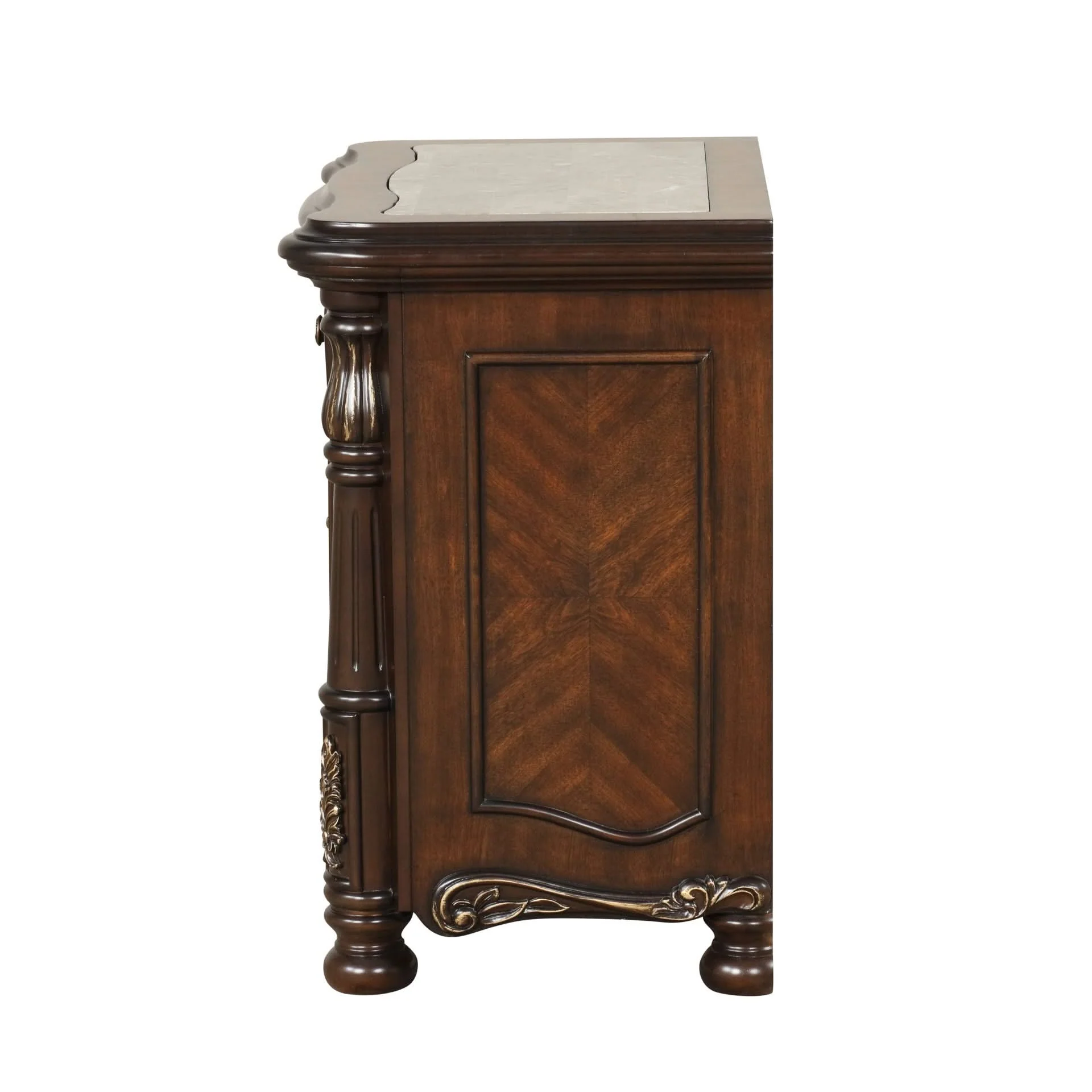 Bella Notte - Nightstand - Mahogany Brown - Image 3
