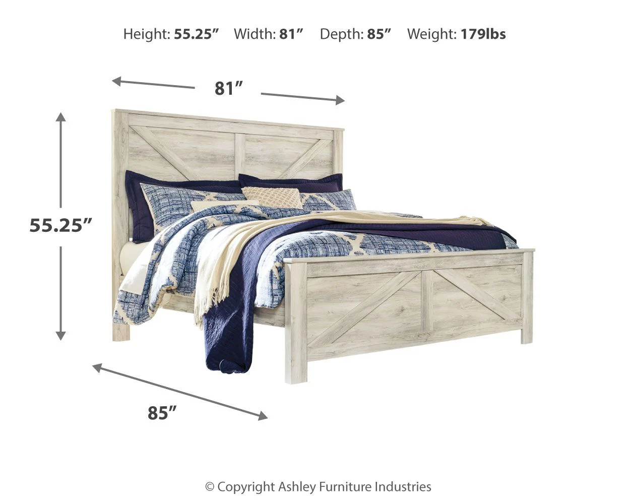Bellaby - Crossbuck Panel Bed - Image 3