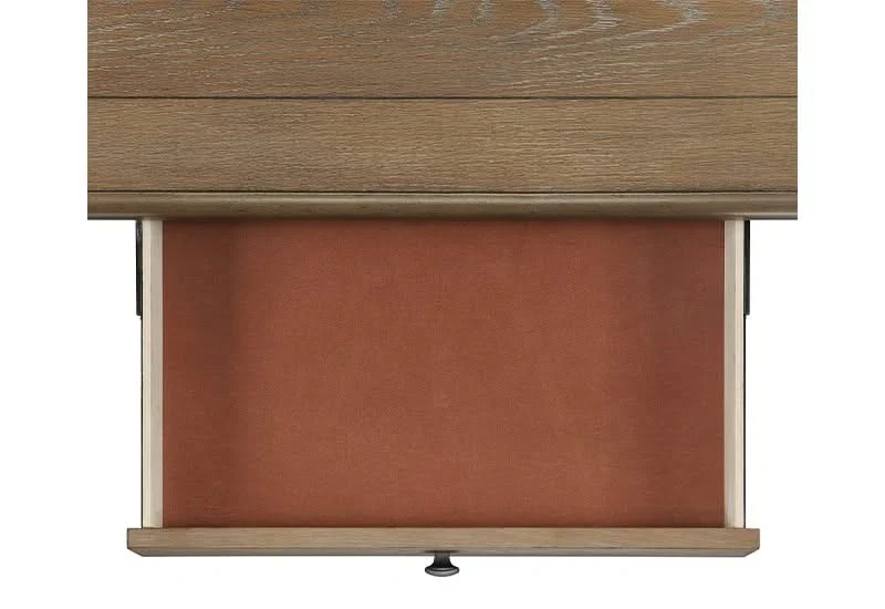 Bellevue Antique White Rectangular Counter Table with Storage Base - Image 4