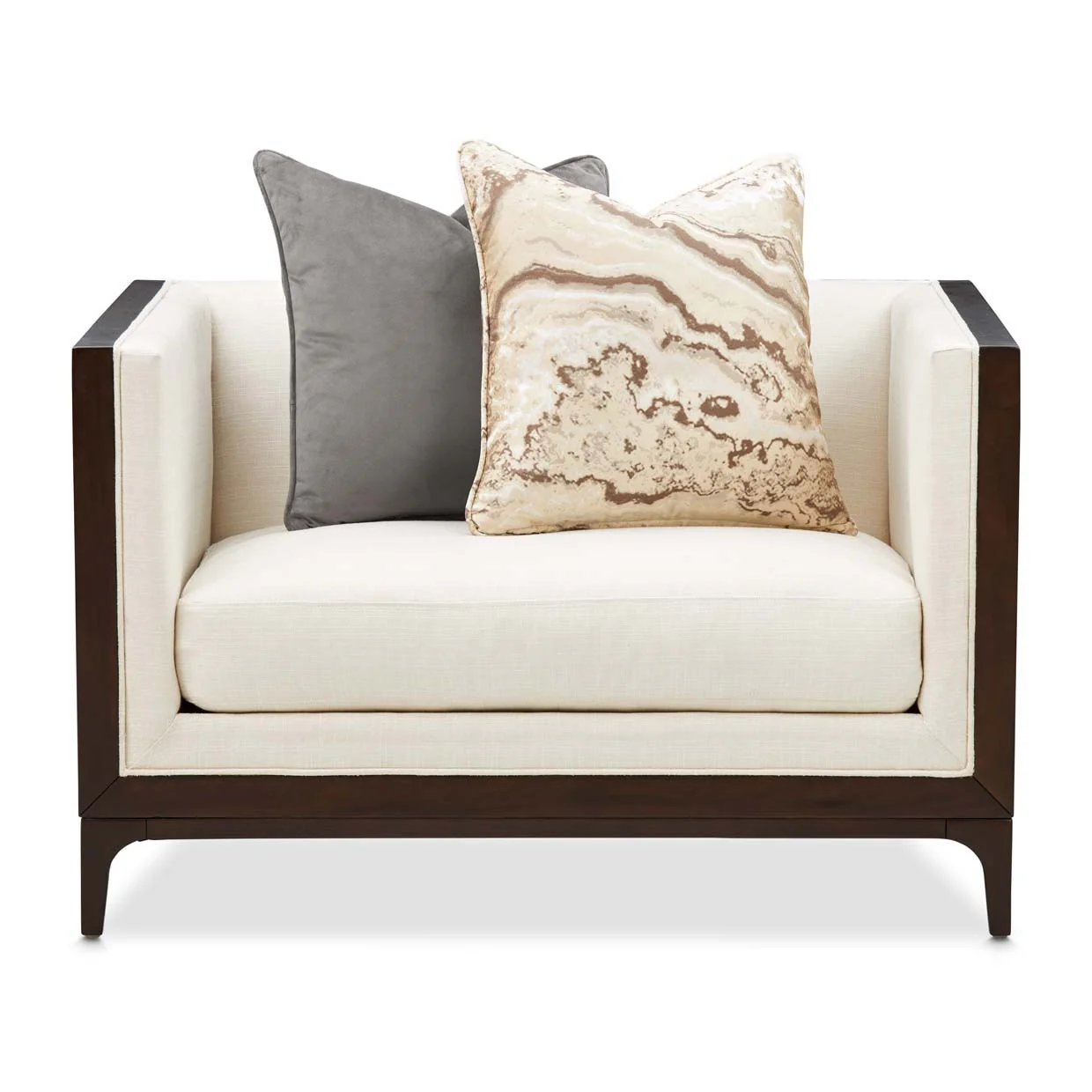 Belmont Place - Matching Chair - Cream / Espresso - Image 4
